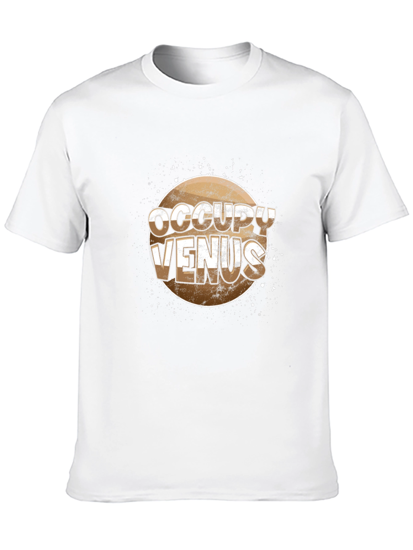 Occupy Venus Graphic Print Black T-Shirt