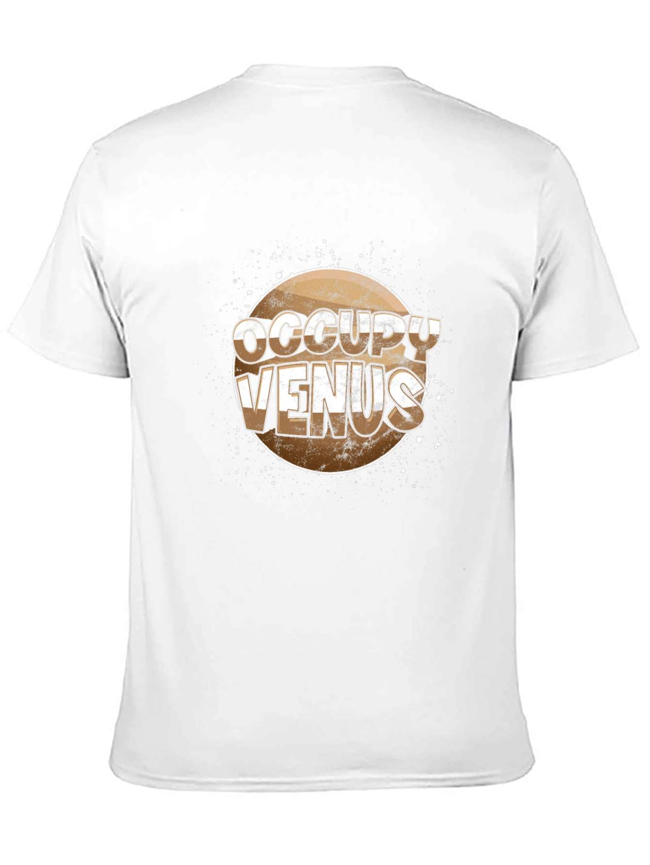 Occupy Venus Graphic Print Black T-Shirt