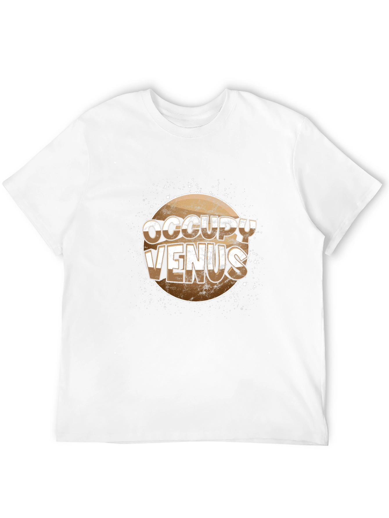 Occupy Venus Graphic Print Black T-Shirt