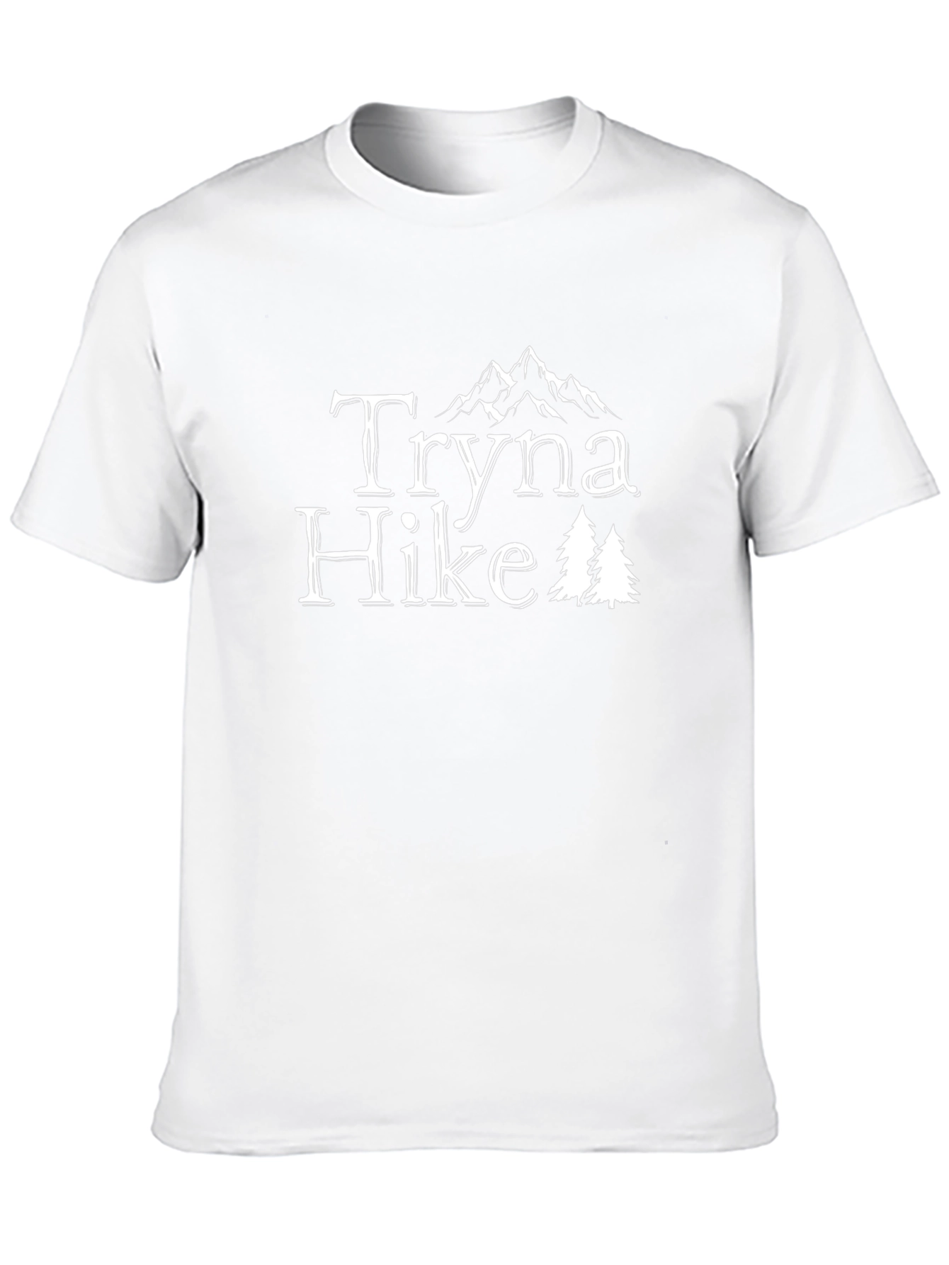 Tryna Hike Mountain T-Shirt - Nature Lover Tee