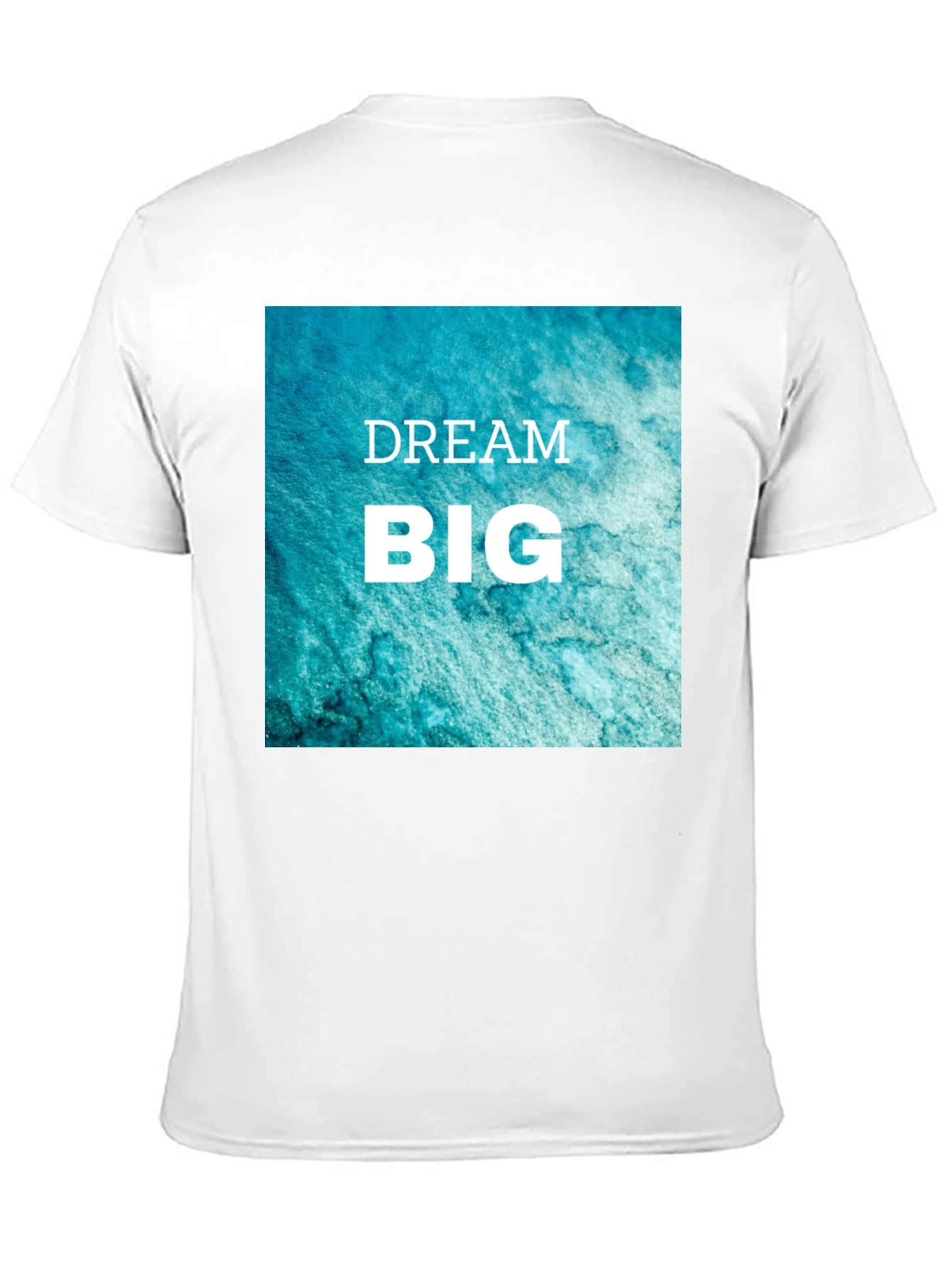 Dream Big Graphic Tee - Black Cotton T-Shirt