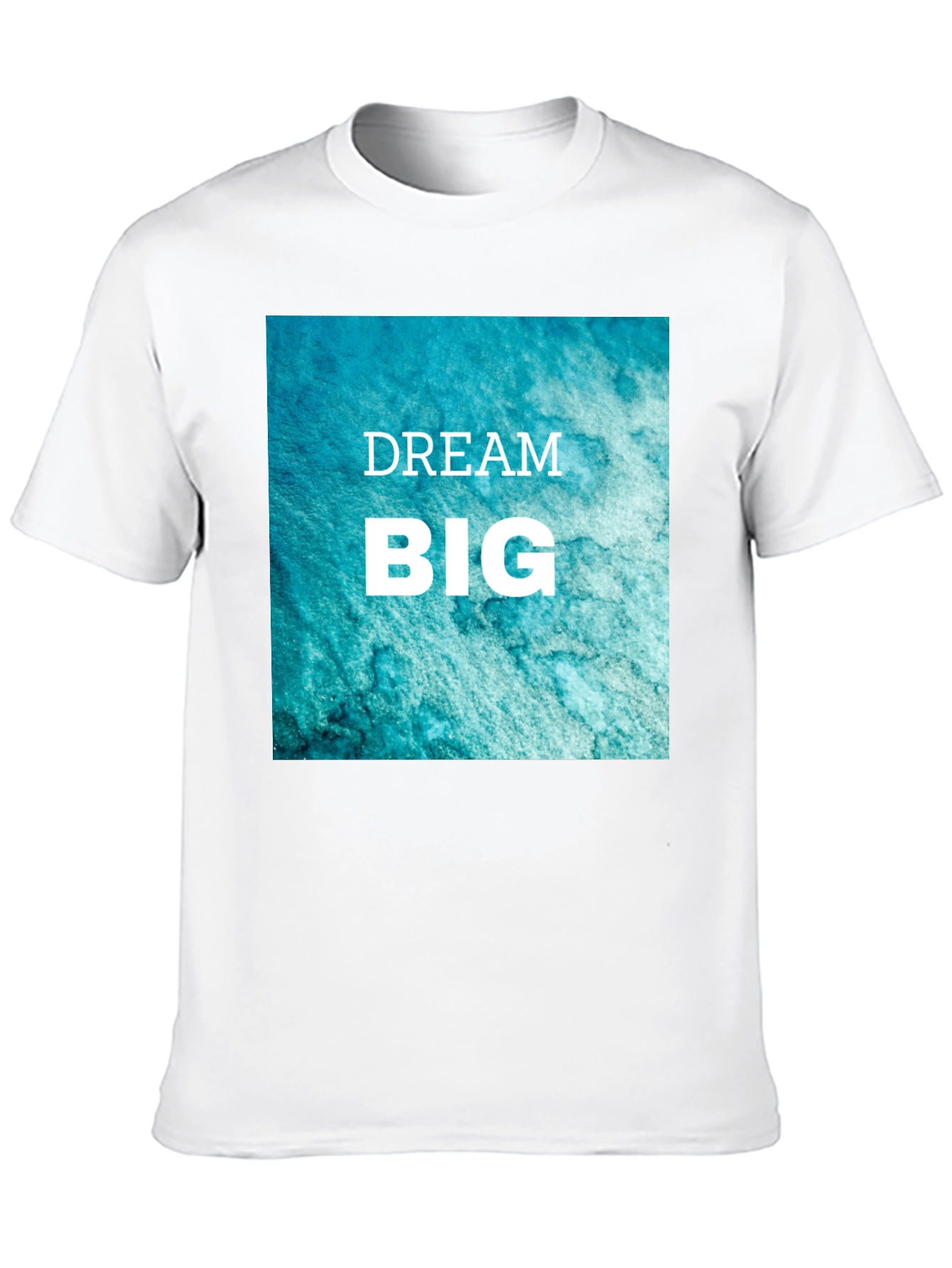 Dream Big Graphic Tee - Black Cotton T-Shirt