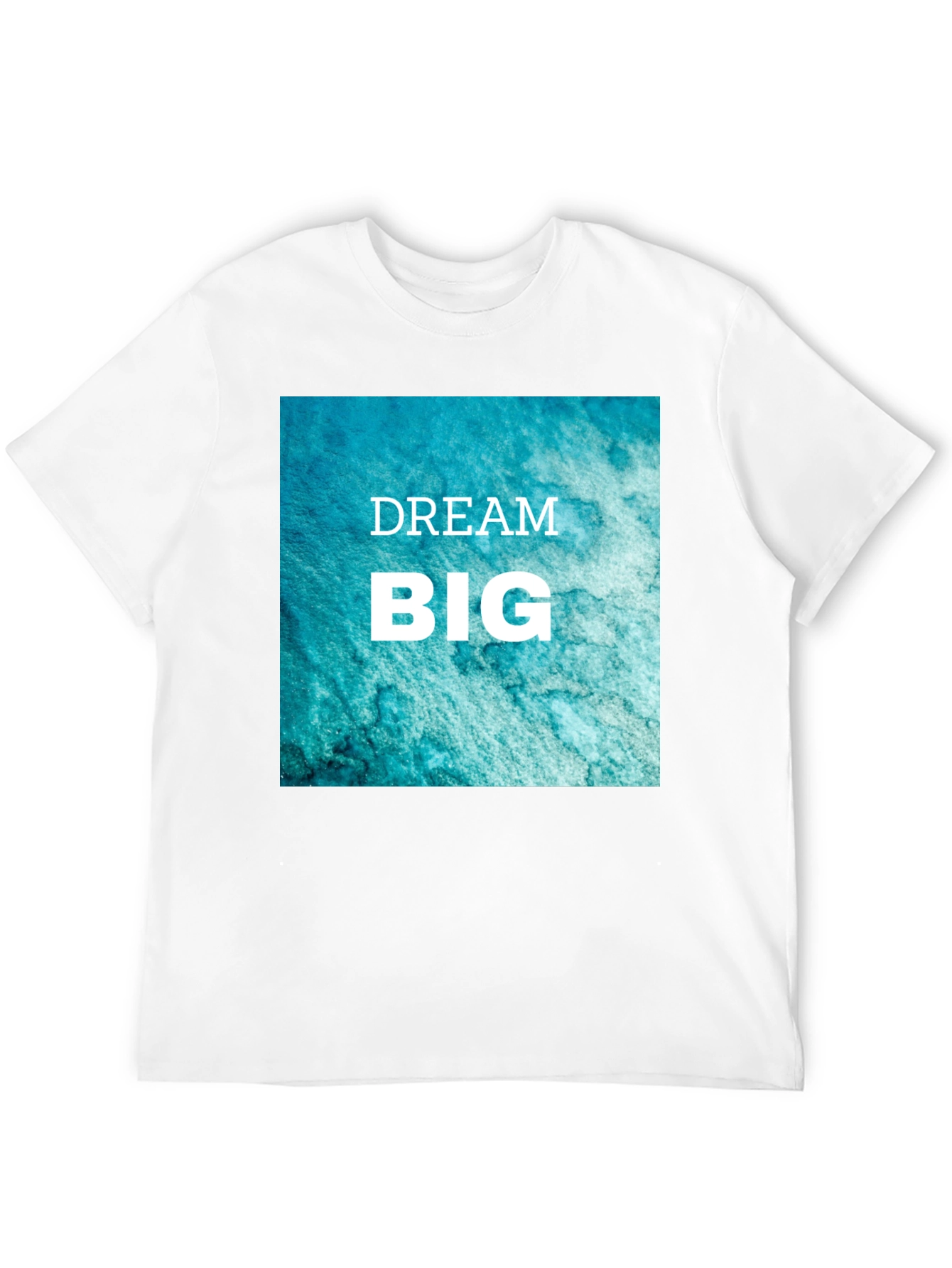 Dream Big Graphic Tee - Black Cotton T-Shirt