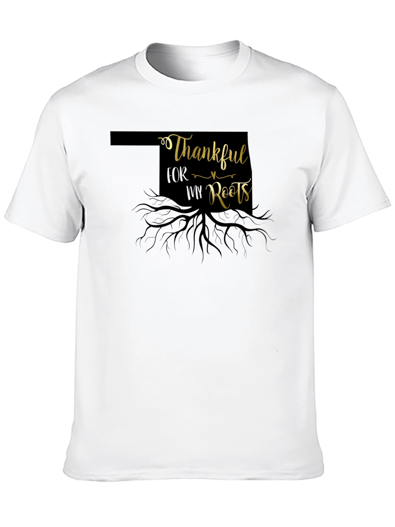 Thankful for My Roots Oklahoma T-Shirt