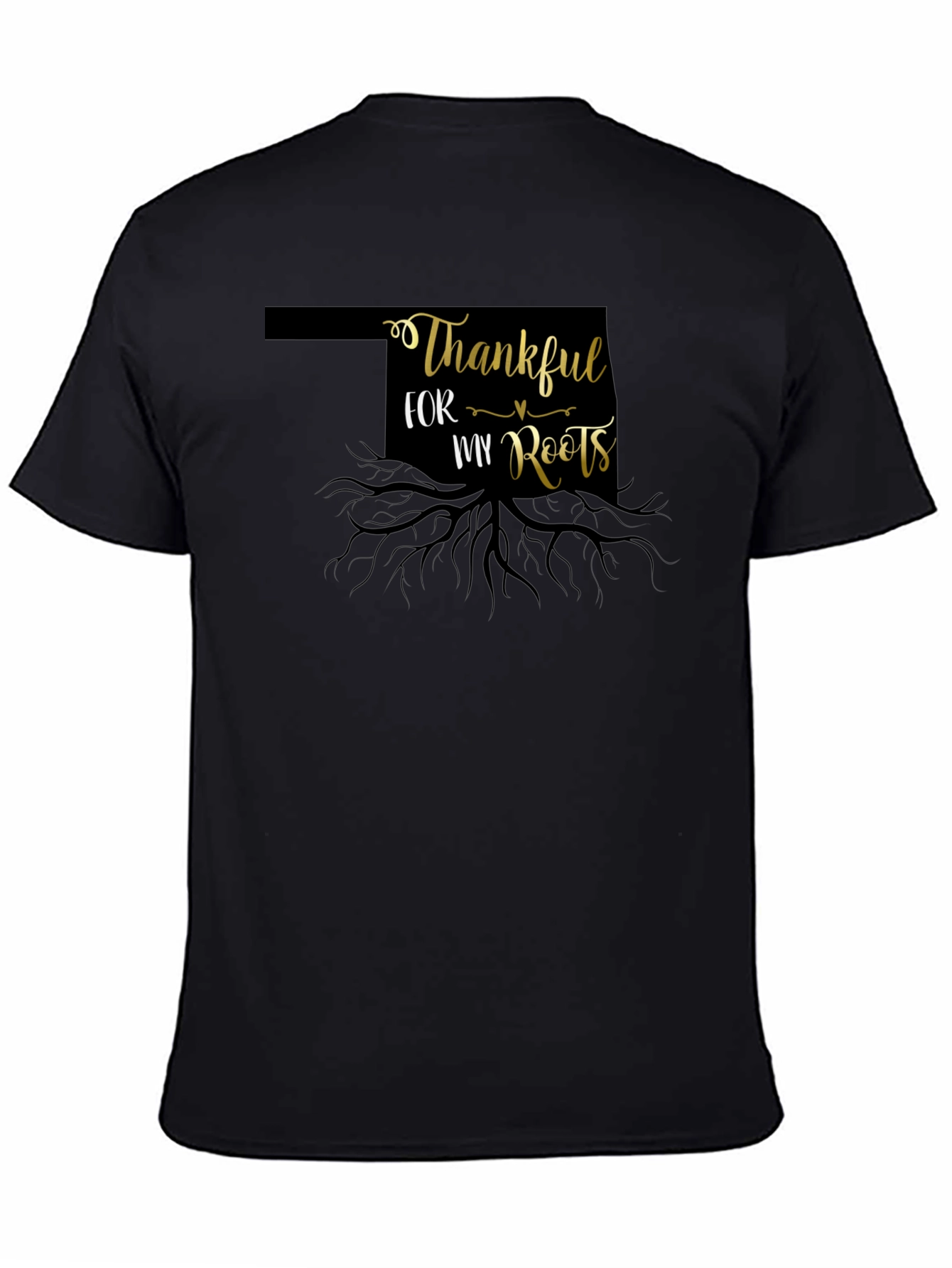 Thankful for My Roots Oklahoma T-Shirt