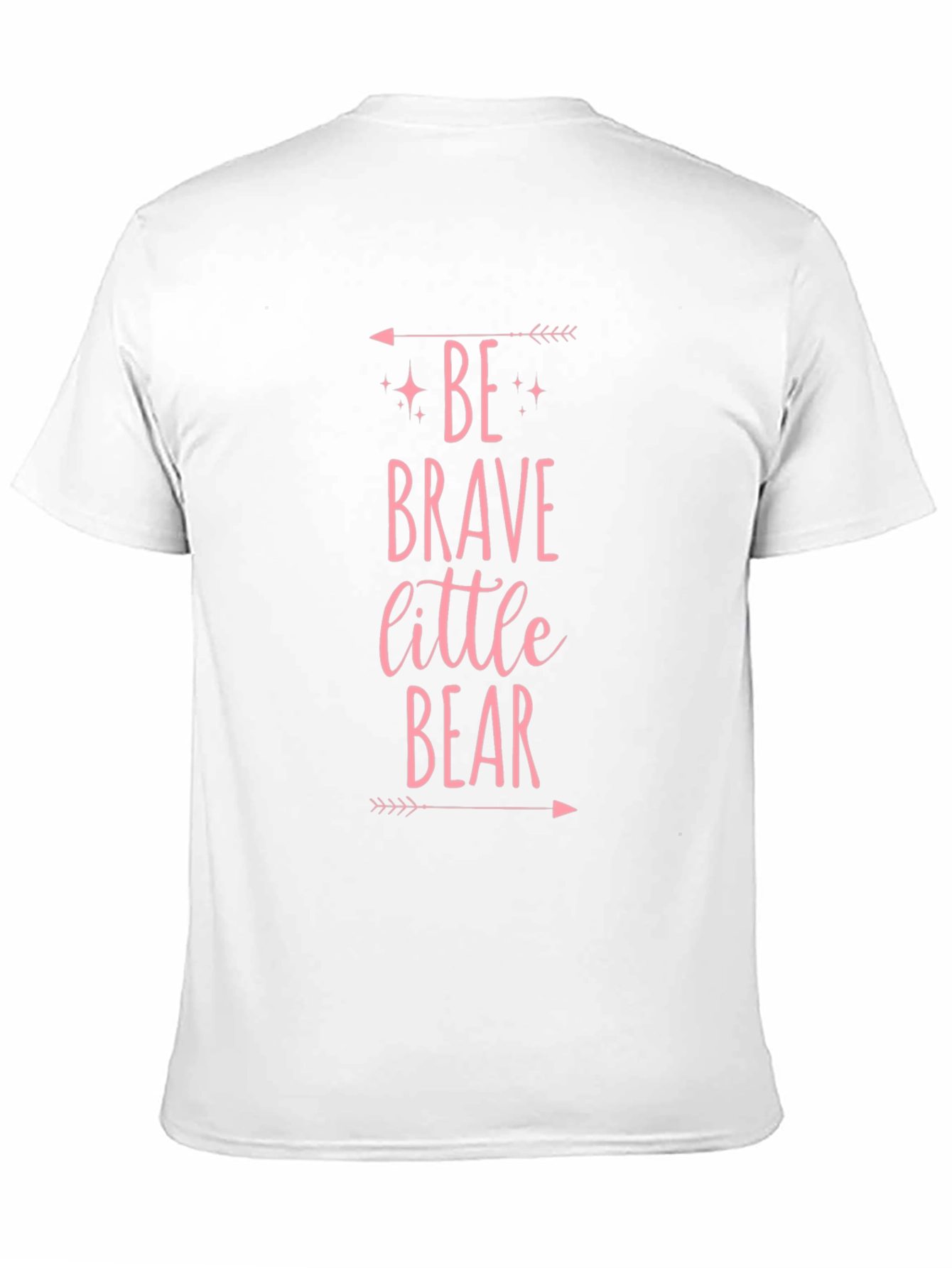 Be Brave Little Bear Graphic Tee - Black