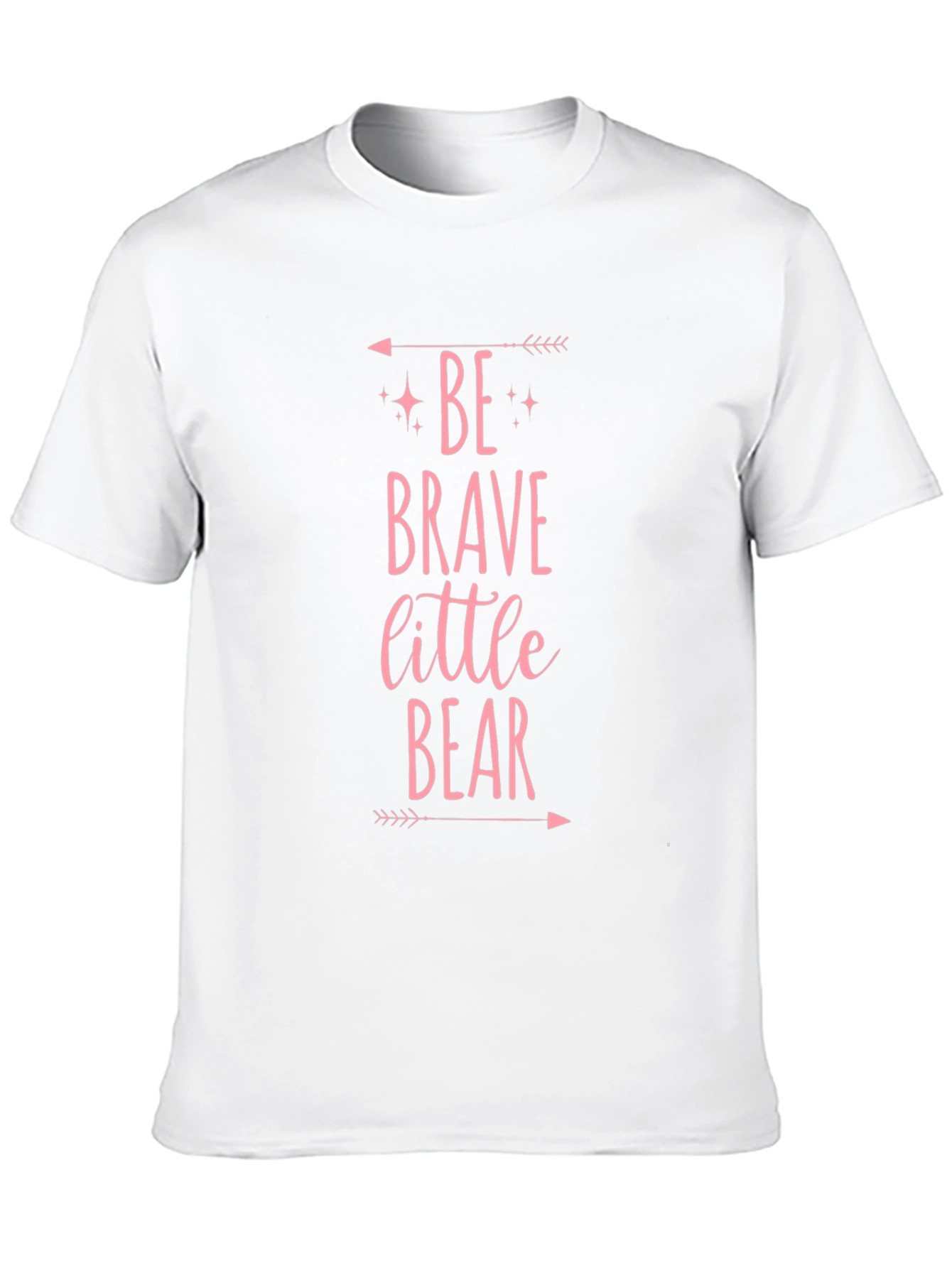 Be Brave Little Bear Graphic Tee - Black