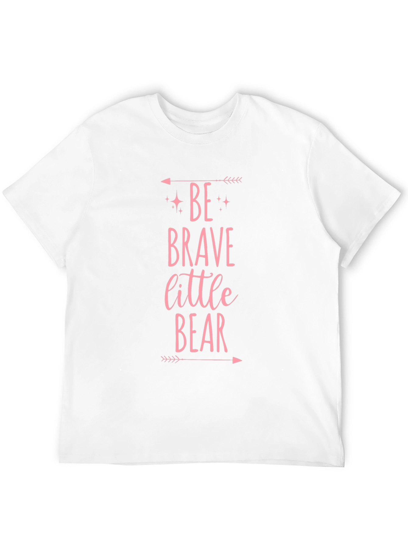 Be Brave Little Bear Graphic Tee - Black
