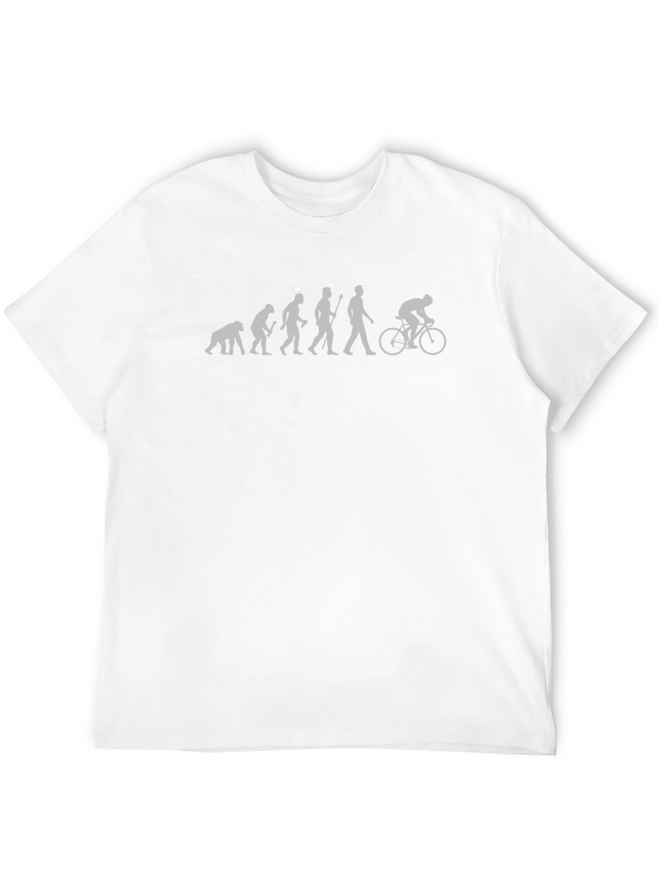 Evolution of Cyclist Black T-Shirt