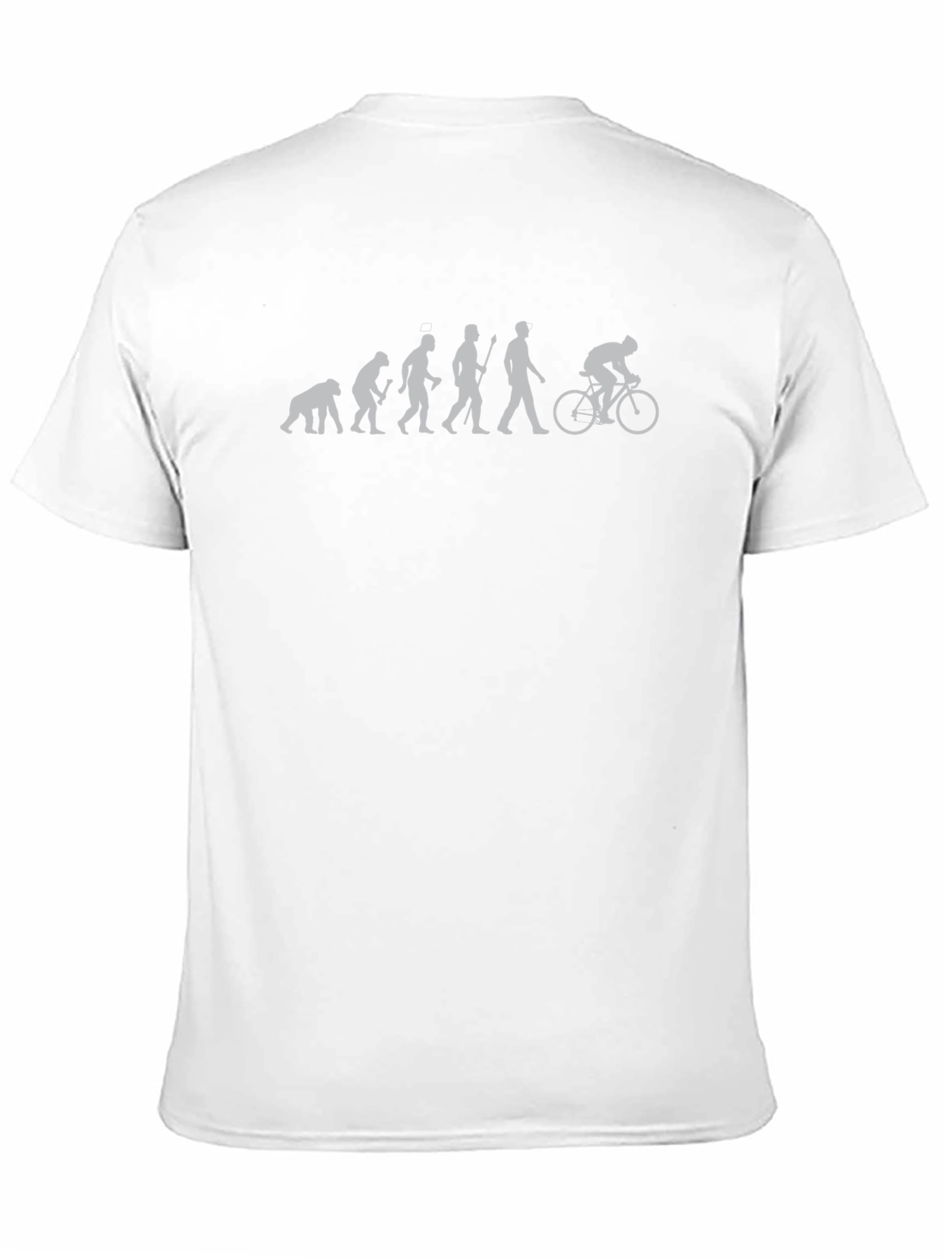 Evolution of Cyclist Black T-Shirt
