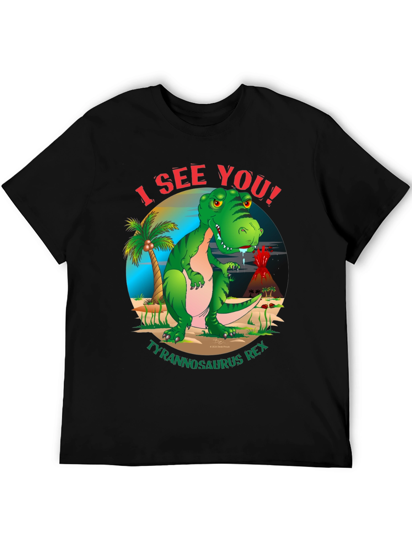 I See You Tyrannosaurus Rex Graphic T-Shirt
