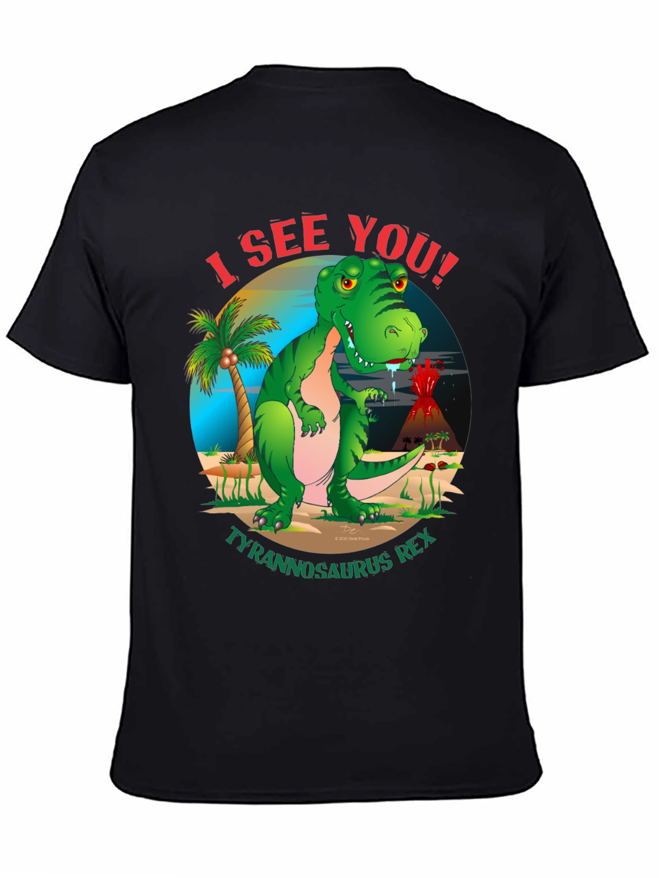 I See You Tyrannosaurus Rex Graphic T-Shirt
