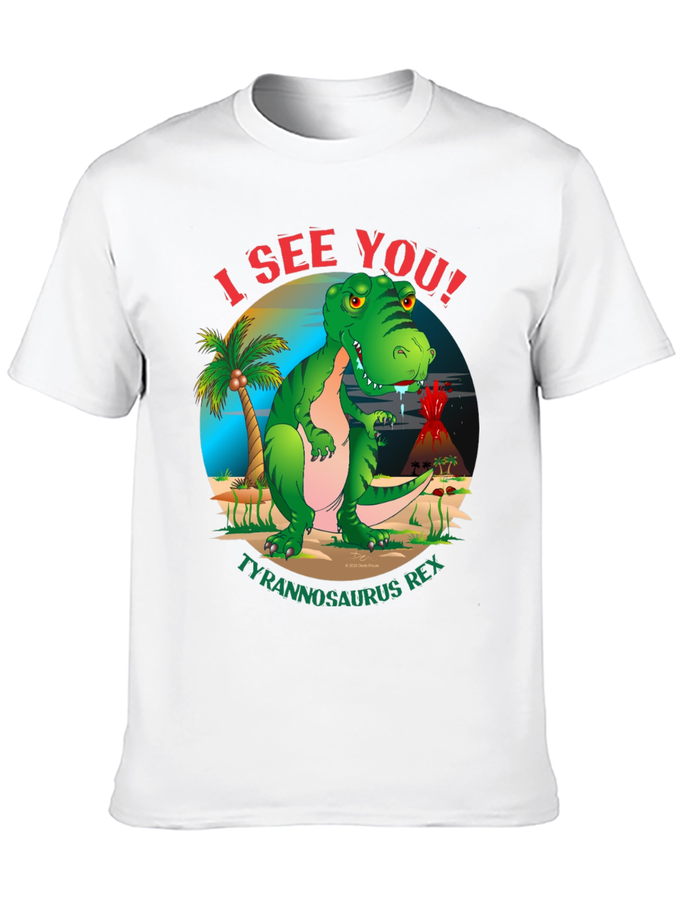 I See You Tyrannosaurus Rex Graphic T-Shirt