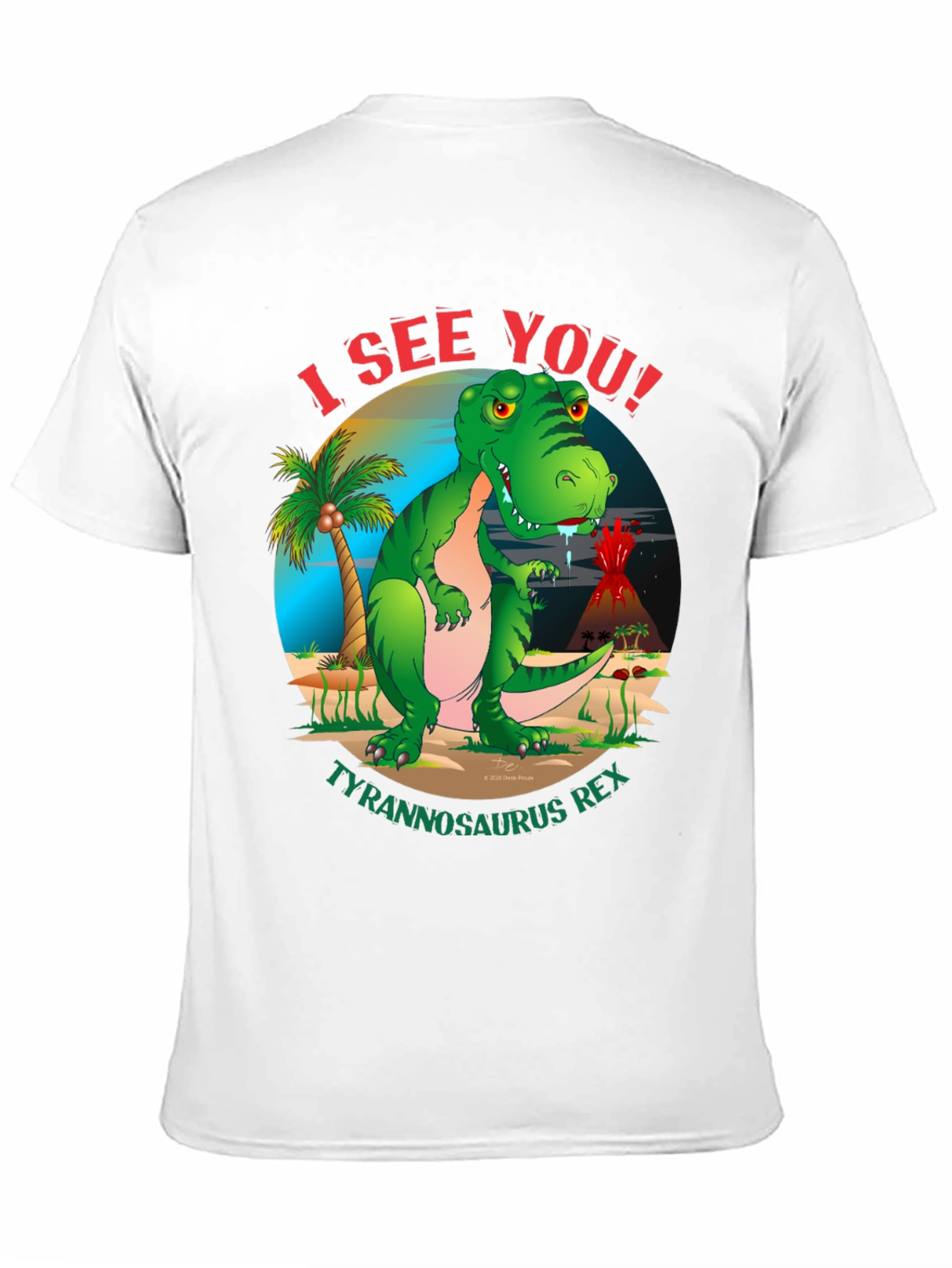 I See You Tyrannosaurus Rex Graphic T-Shirt