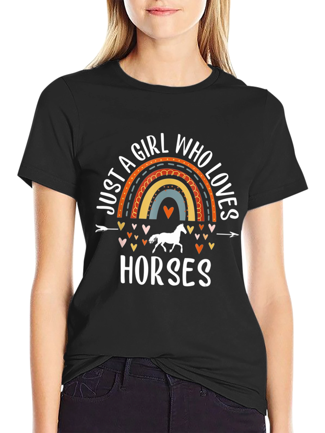 Just a Girl Who Loves Horses T-Shirt