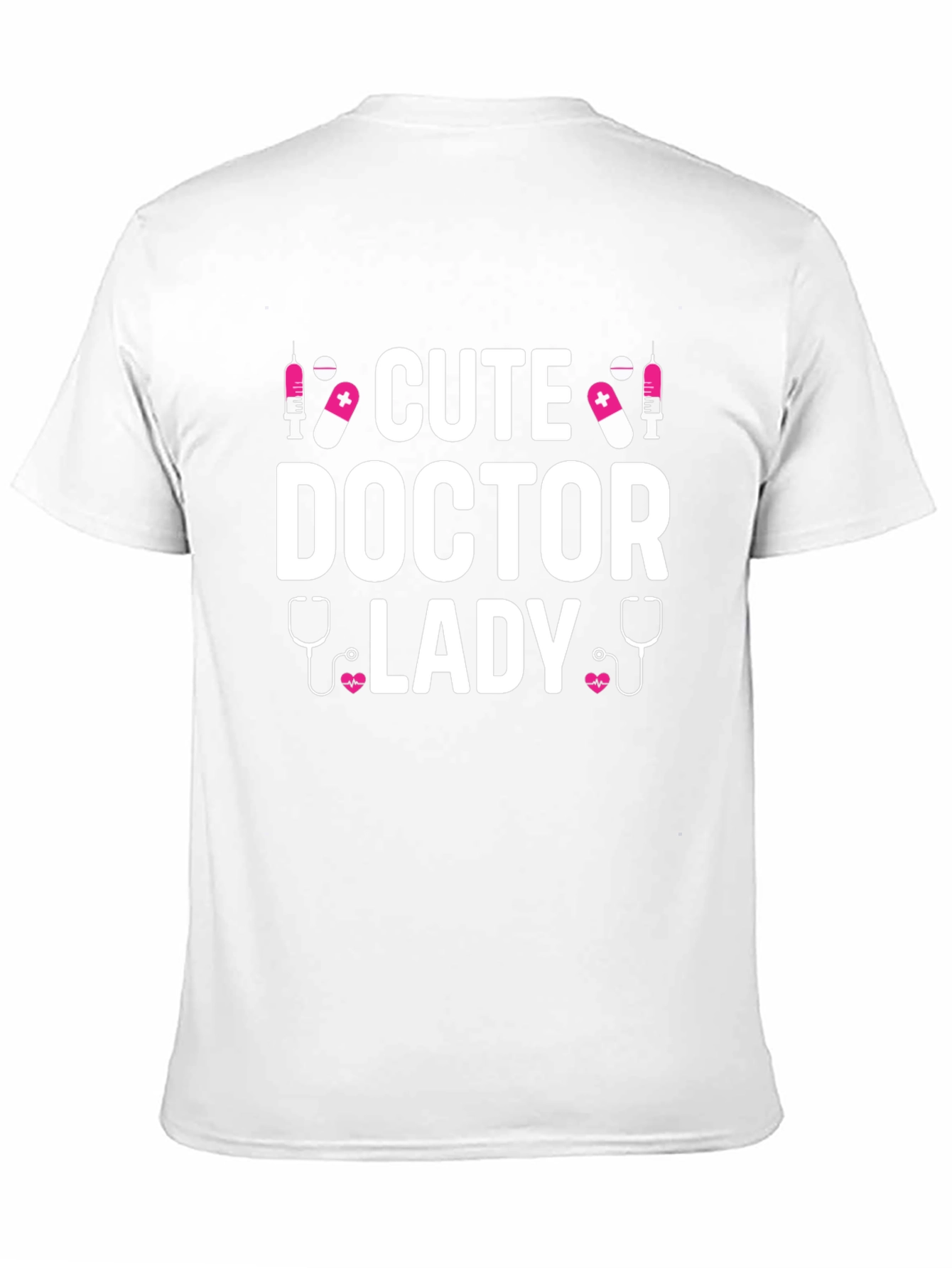 Cute Doctor Lady T-Shirt - Black