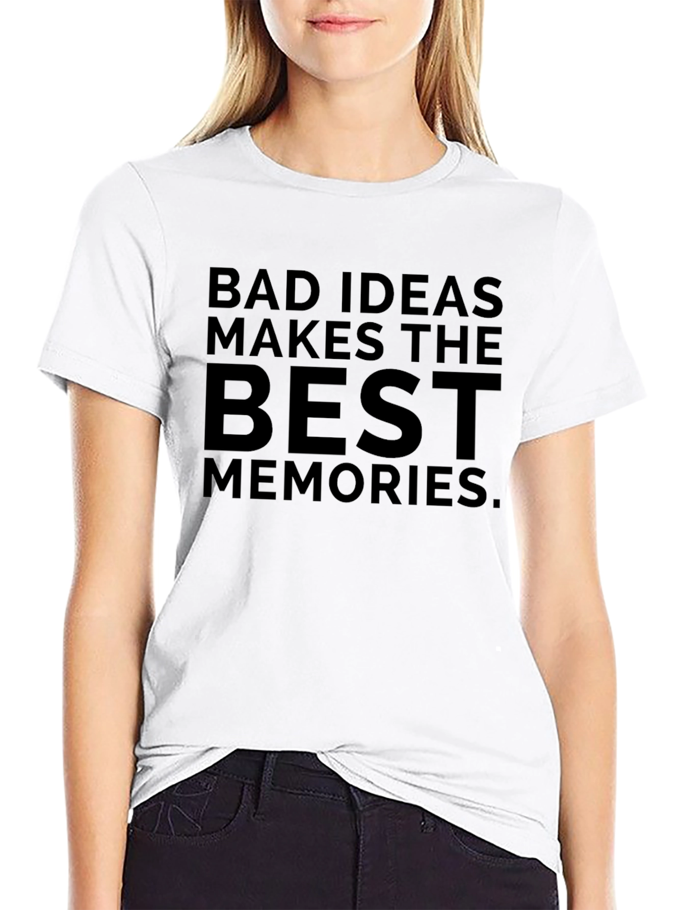 Bad Ideas Best Memories Graphic T-Shirt