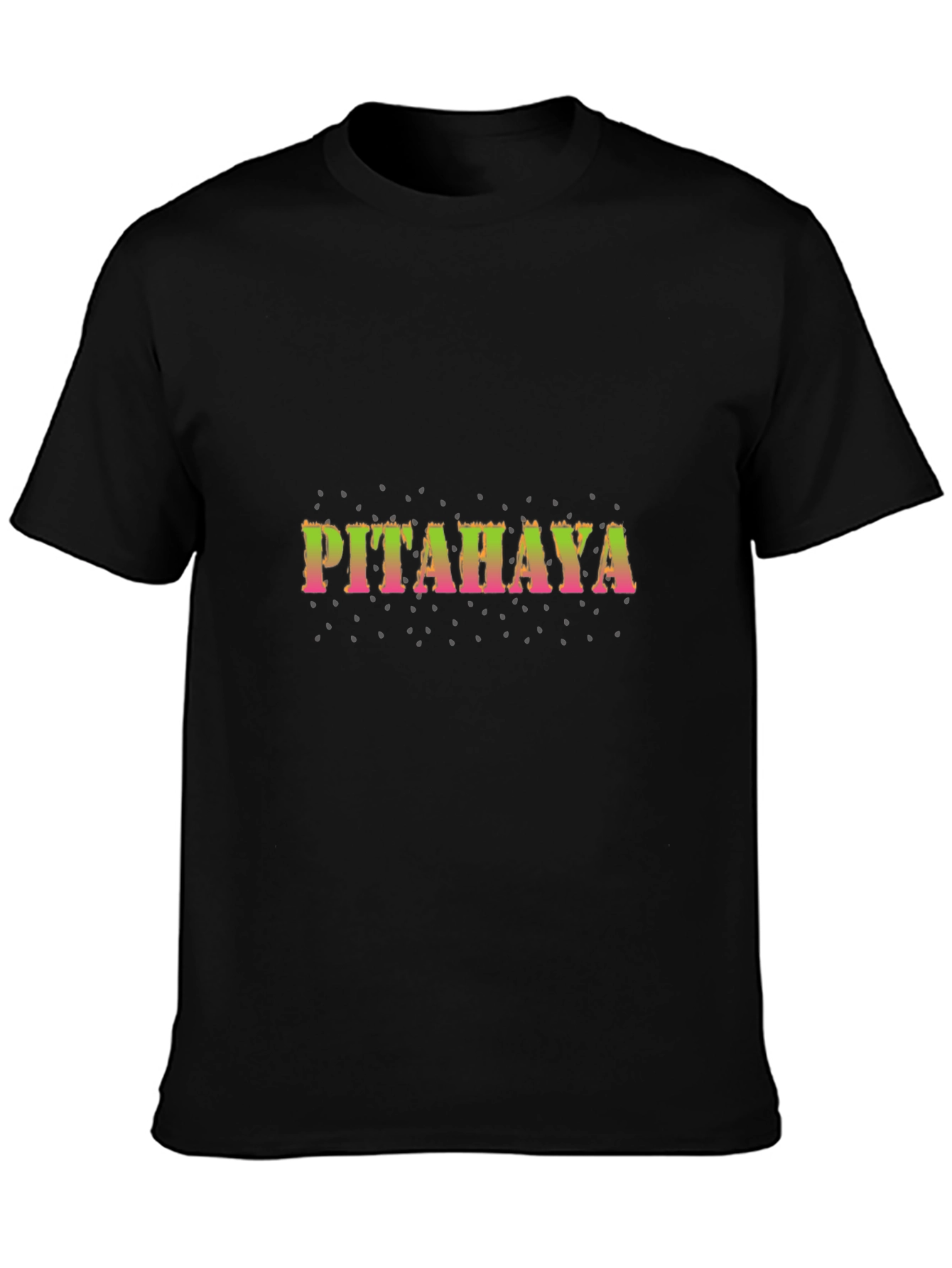 Pitahaya Dragon Fruit Black T-Shirt