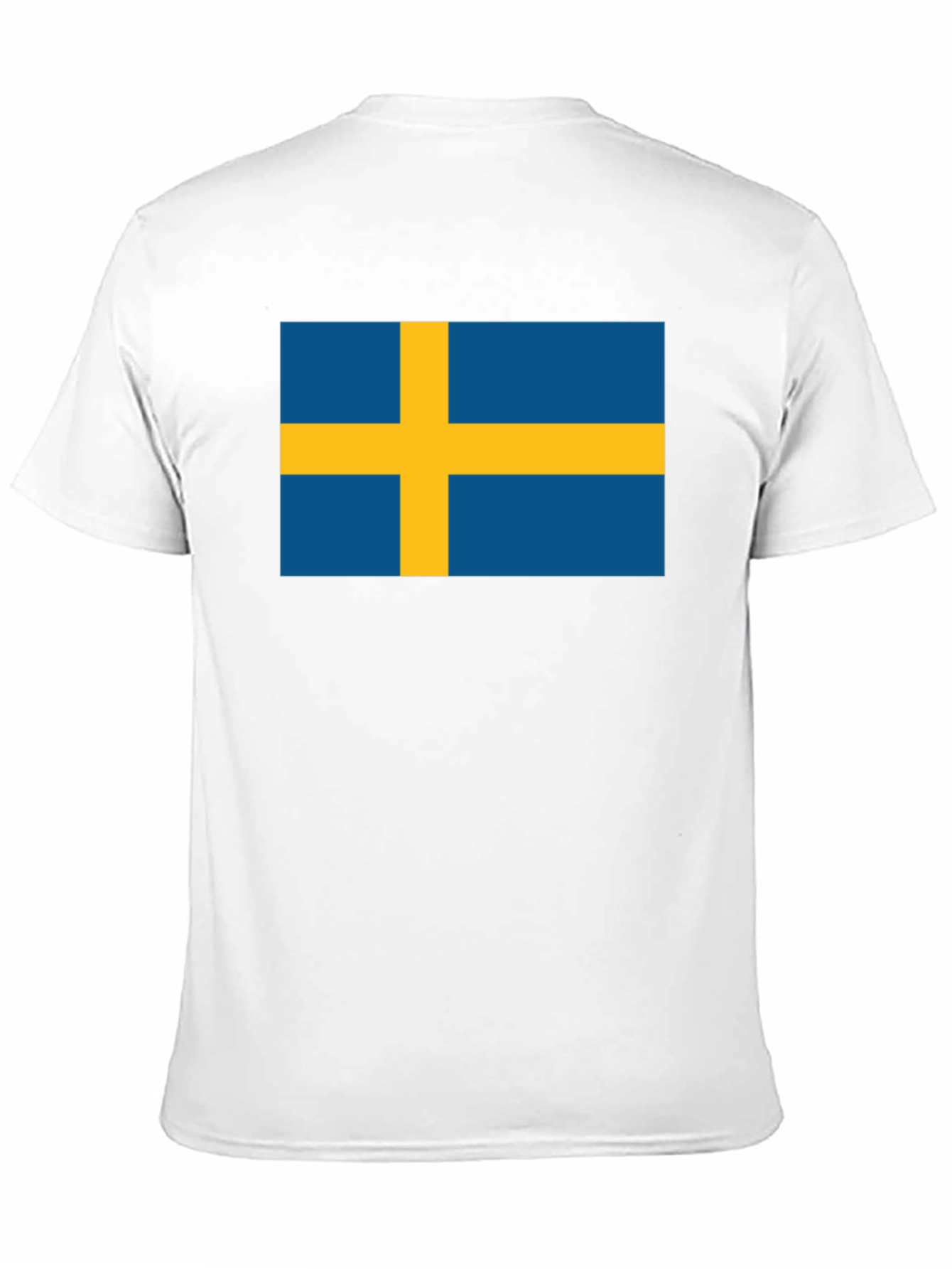 Swedish Flag T-Shirt - Black Classic Design