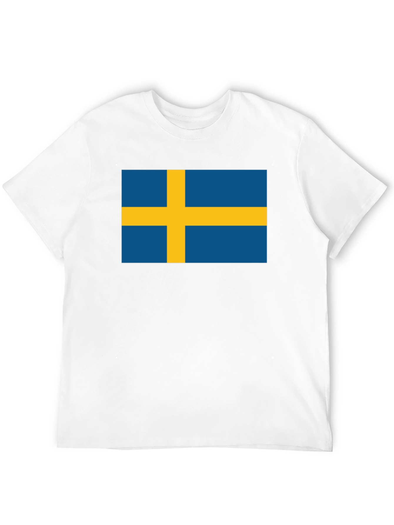 Swedish Flag T-Shirt - Black Classic Design
