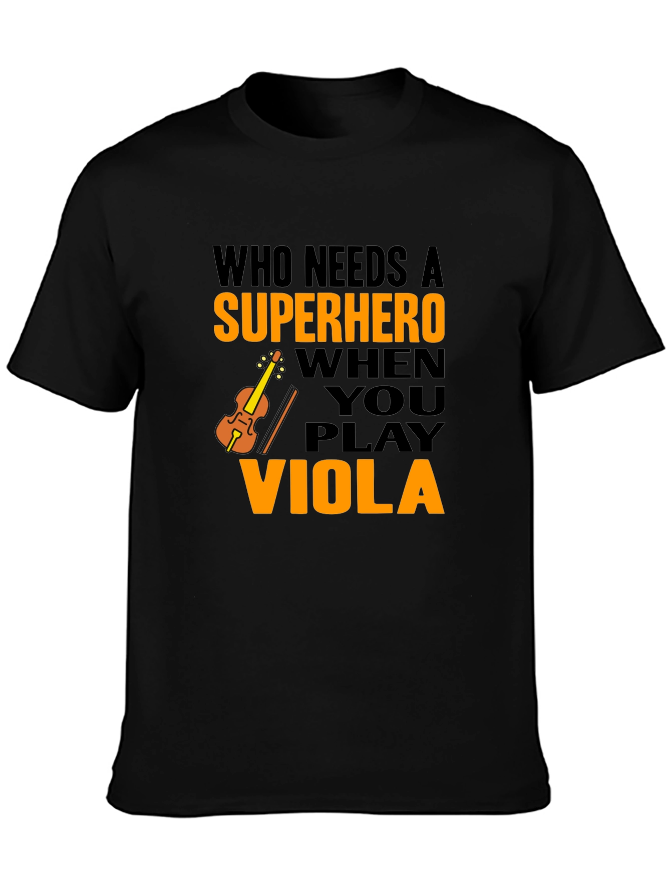Viola Player Superhero T-Shirt