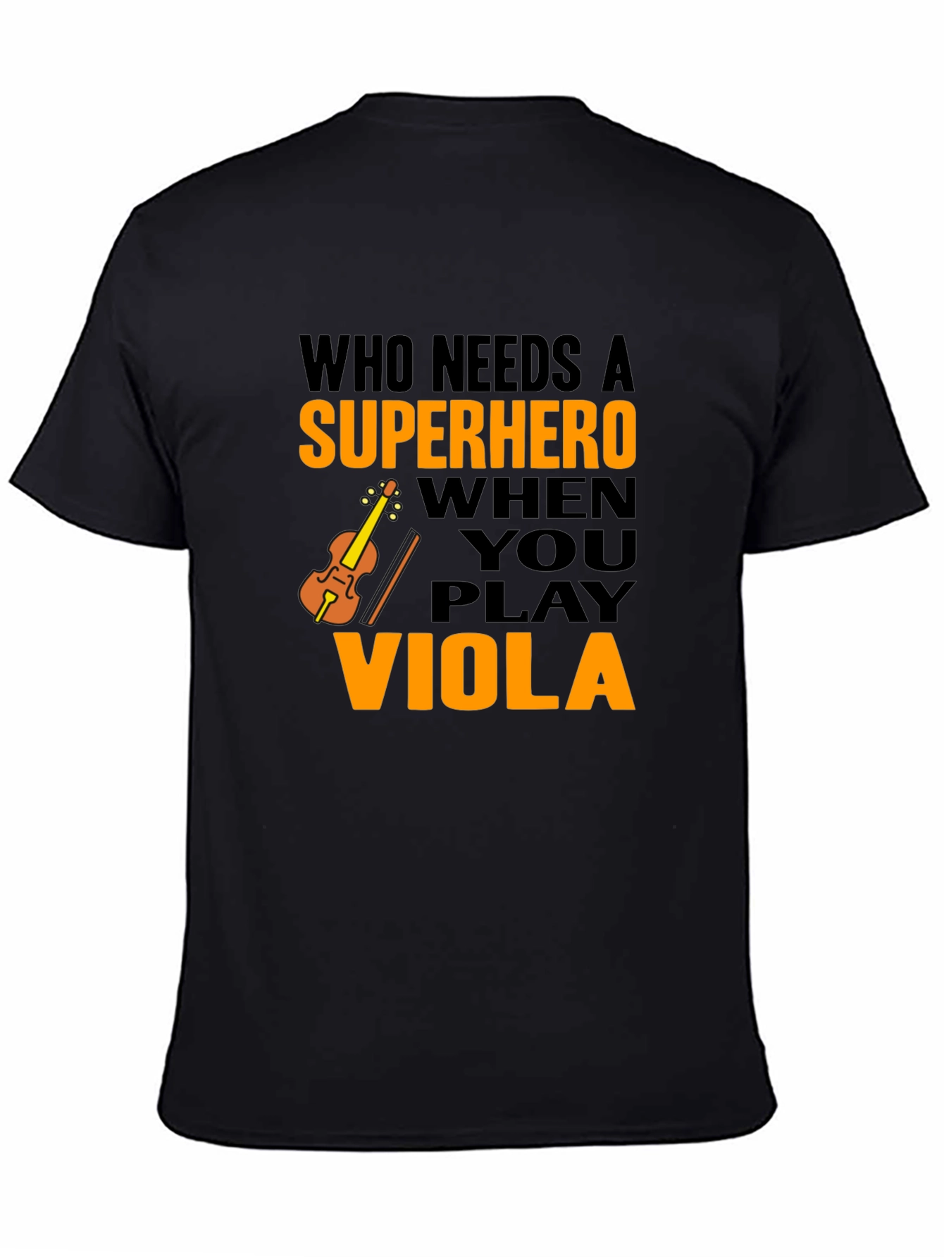 Viola Player Superhero T-Shirt