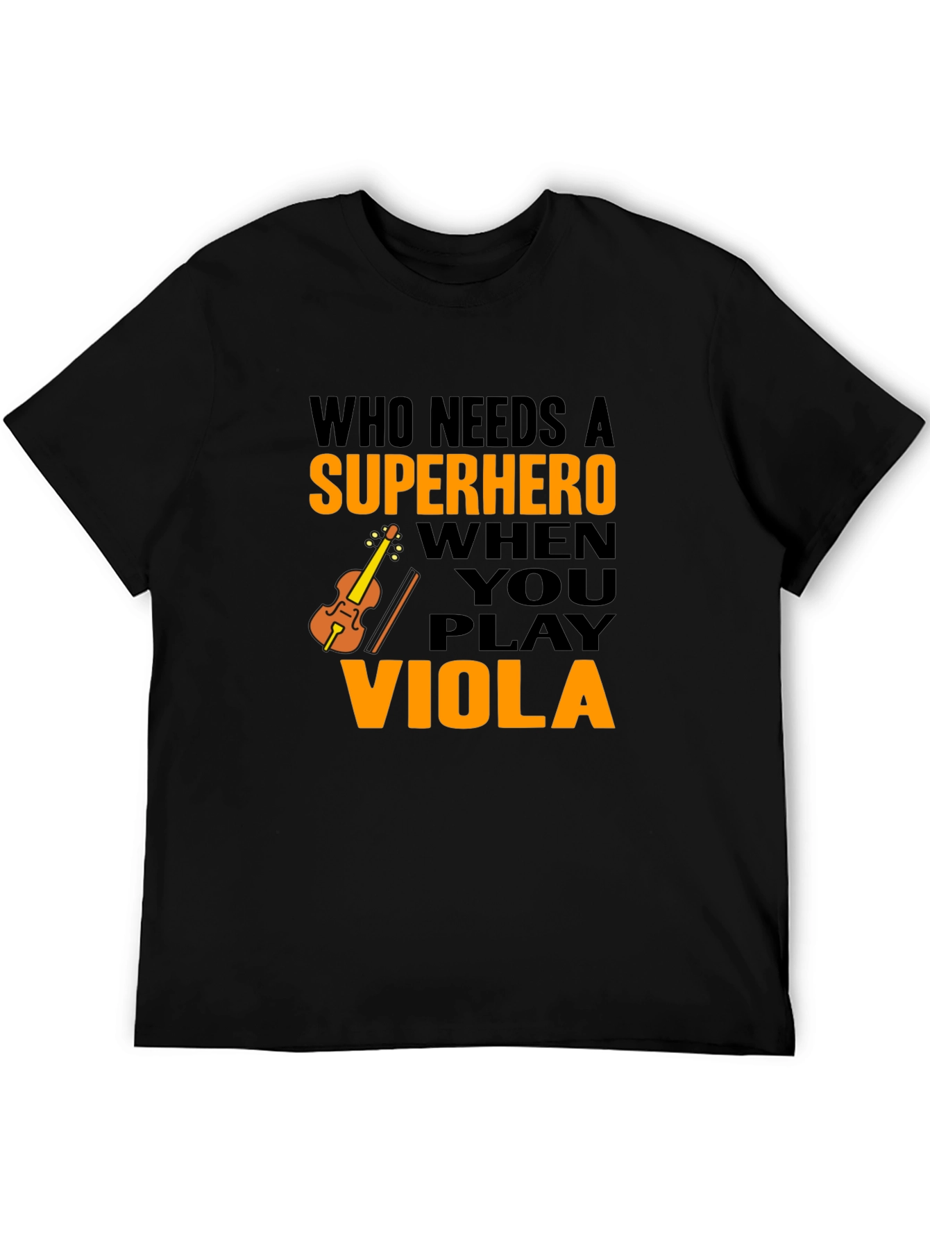Viola Player Superhero T-Shirt