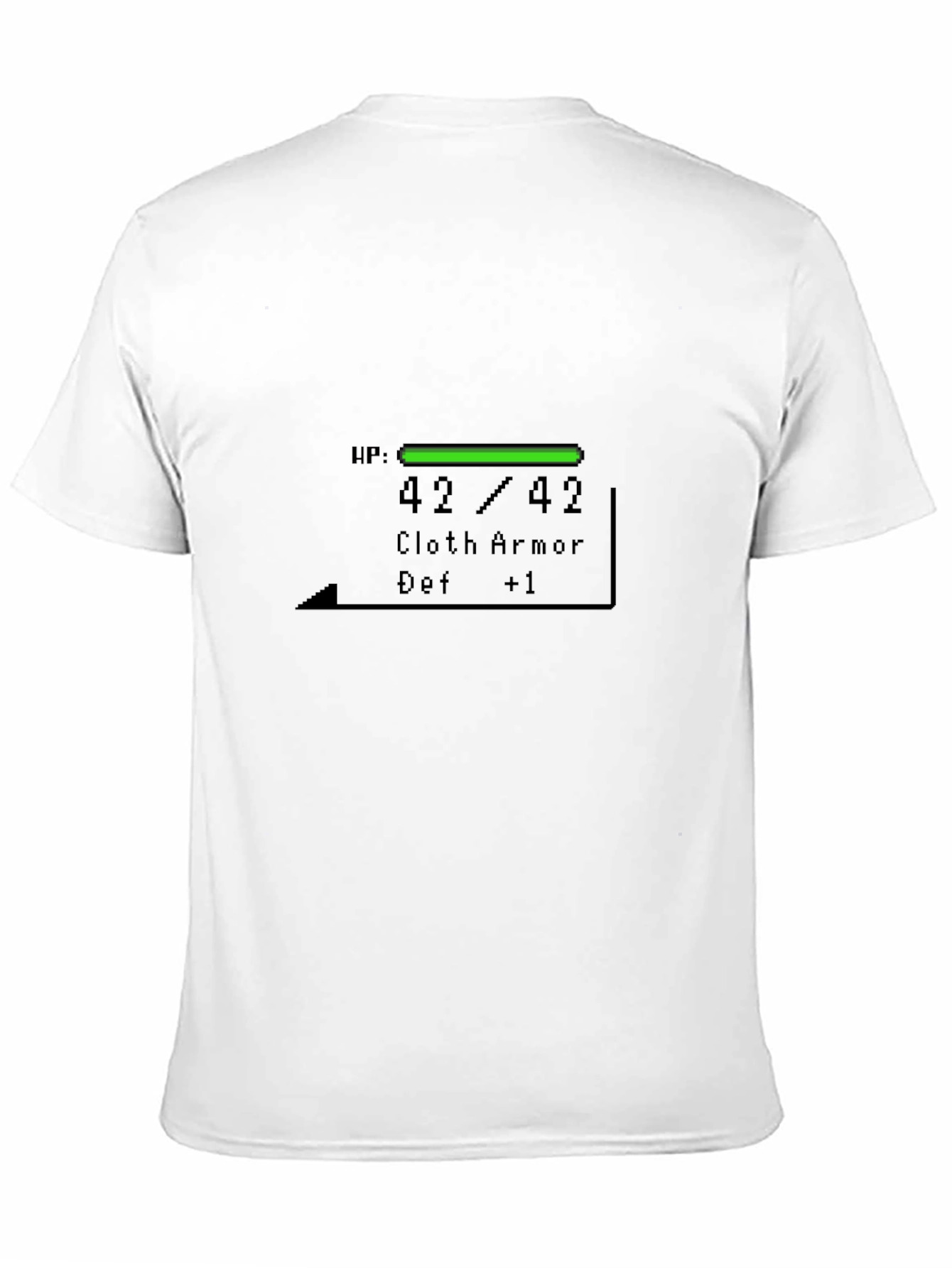 Gamer Style T-Shirt with RPG Health Bar Design