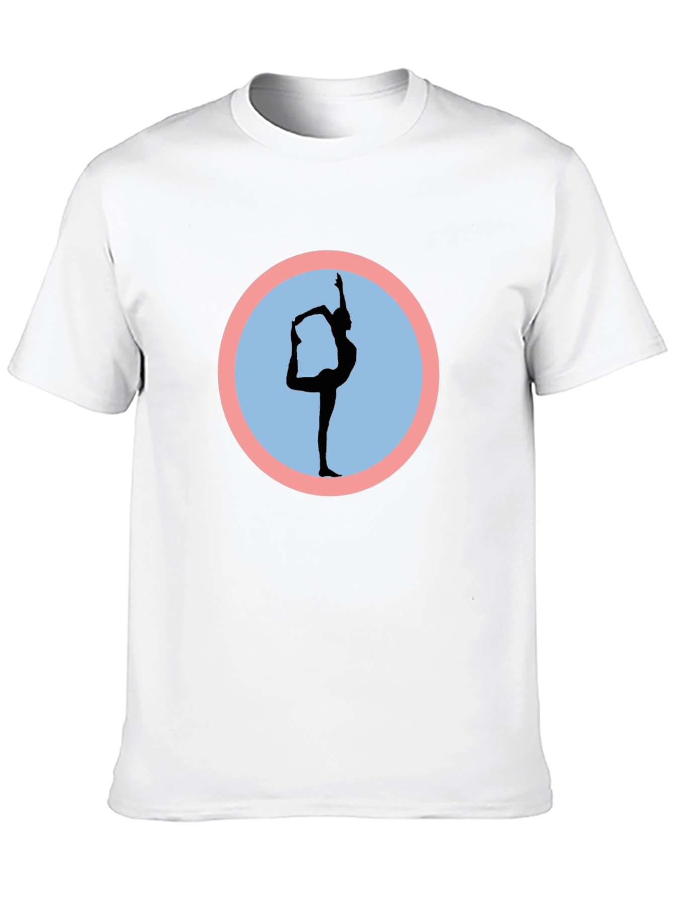 Yoga Pose Graphic Black T-Shirt