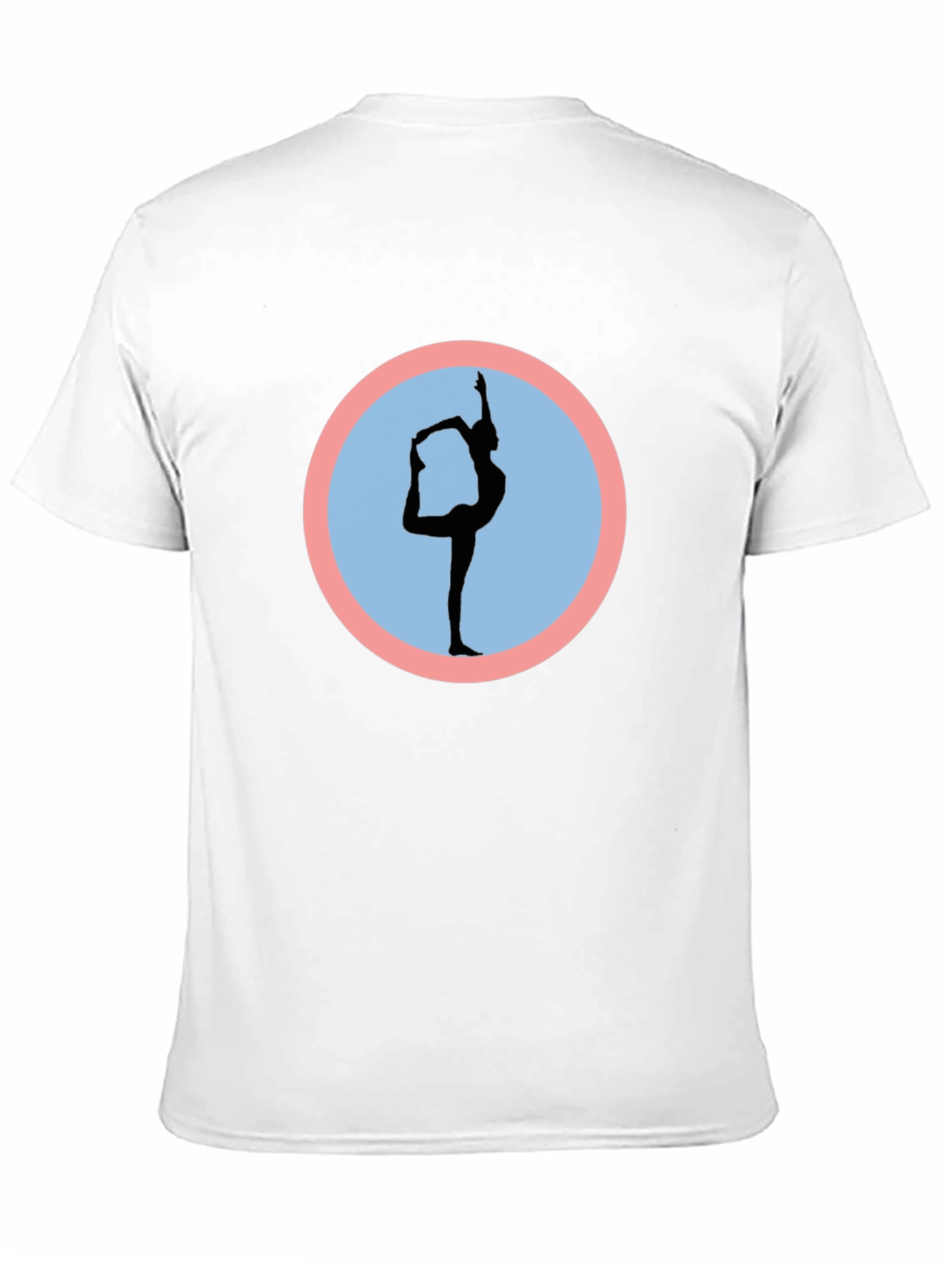 Yoga Pose Graphic Black T-Shirt