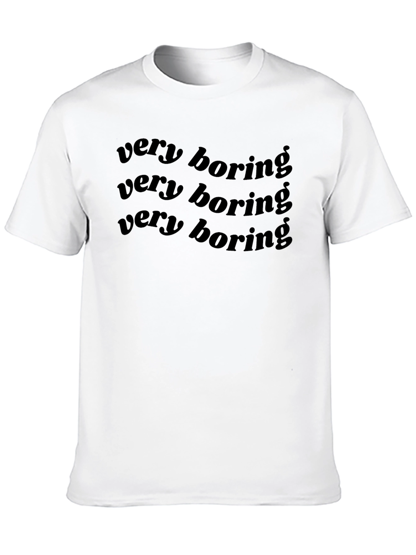 Very Boring Graphic Tee - Black
