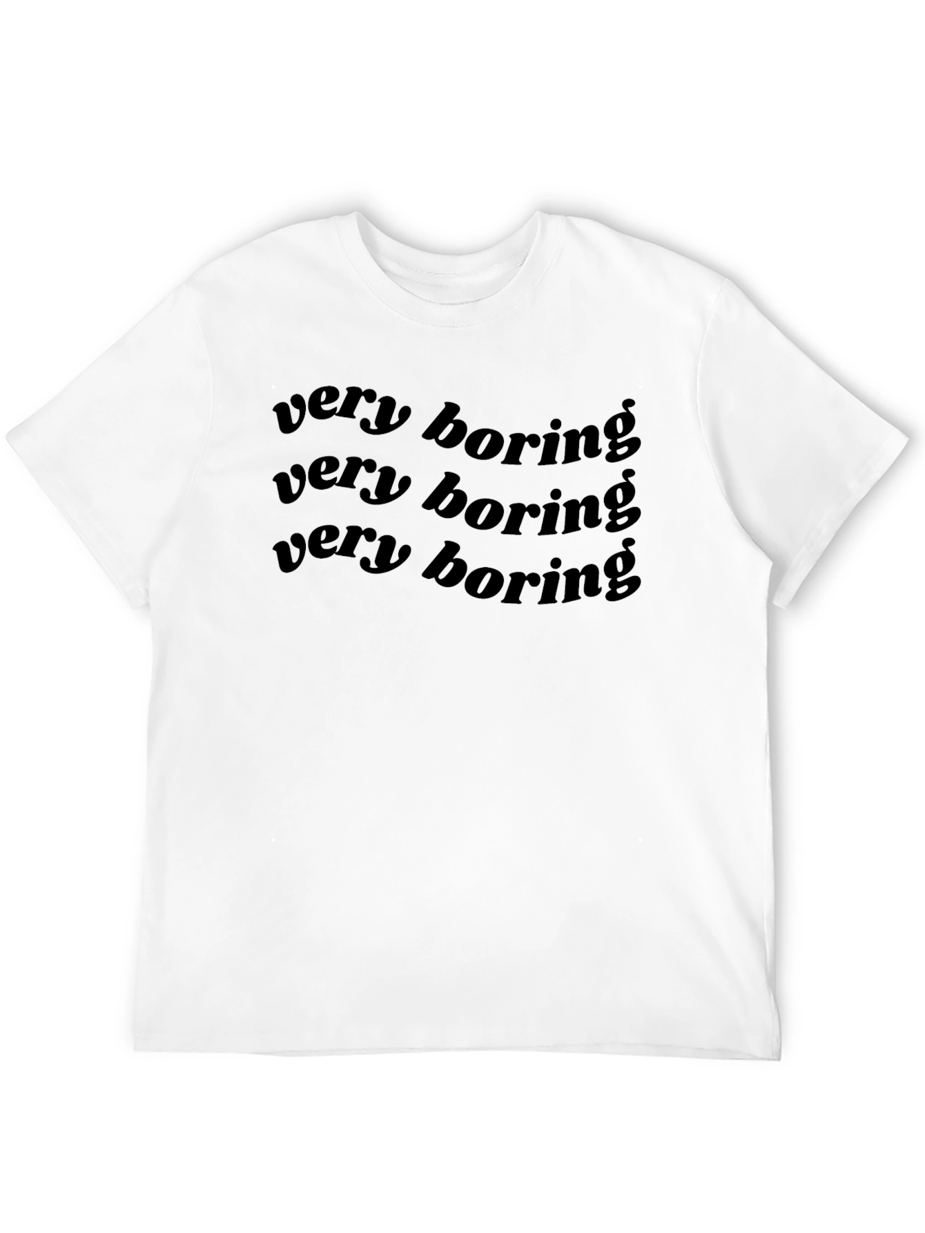 Very Boring Graphic Tee - Black