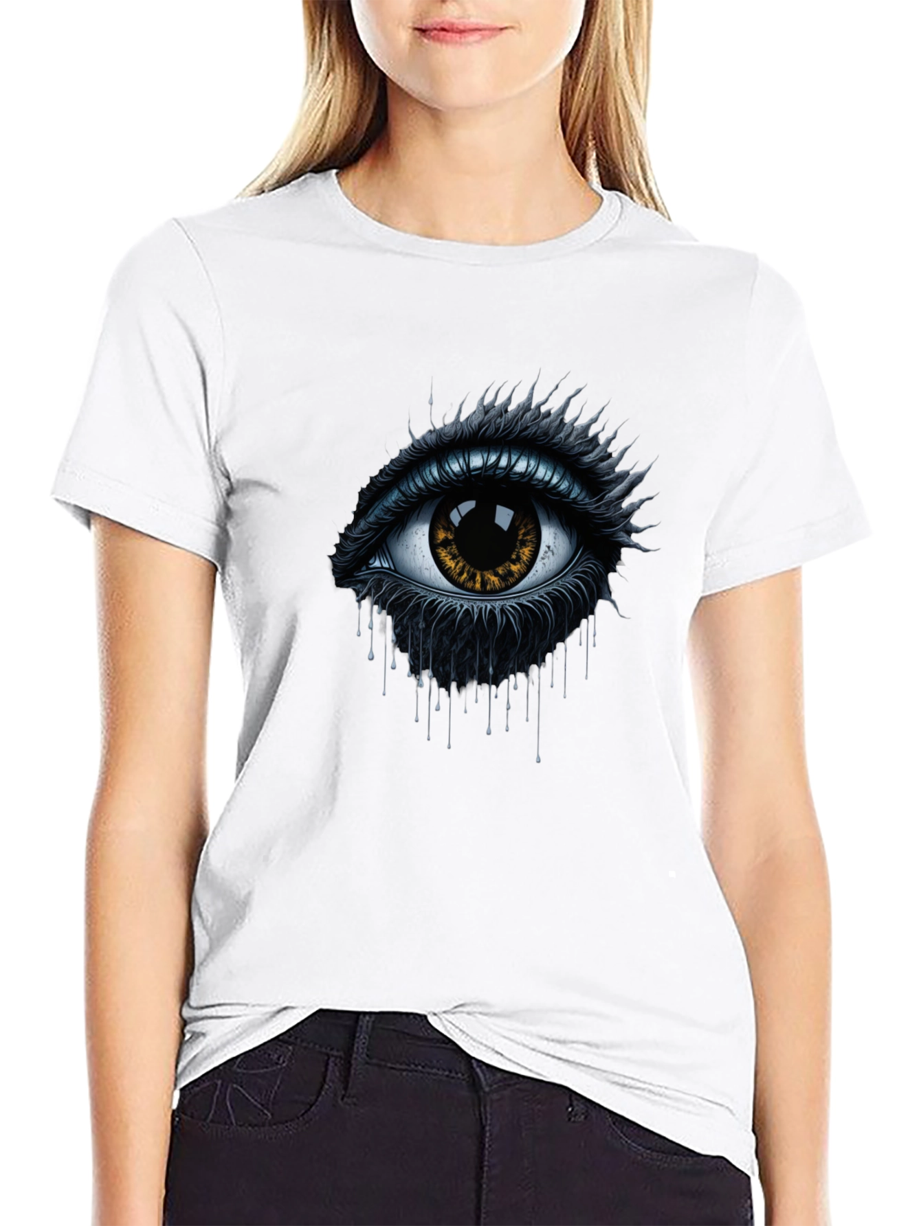 Mystic Eye Graphic Black T-Shirt