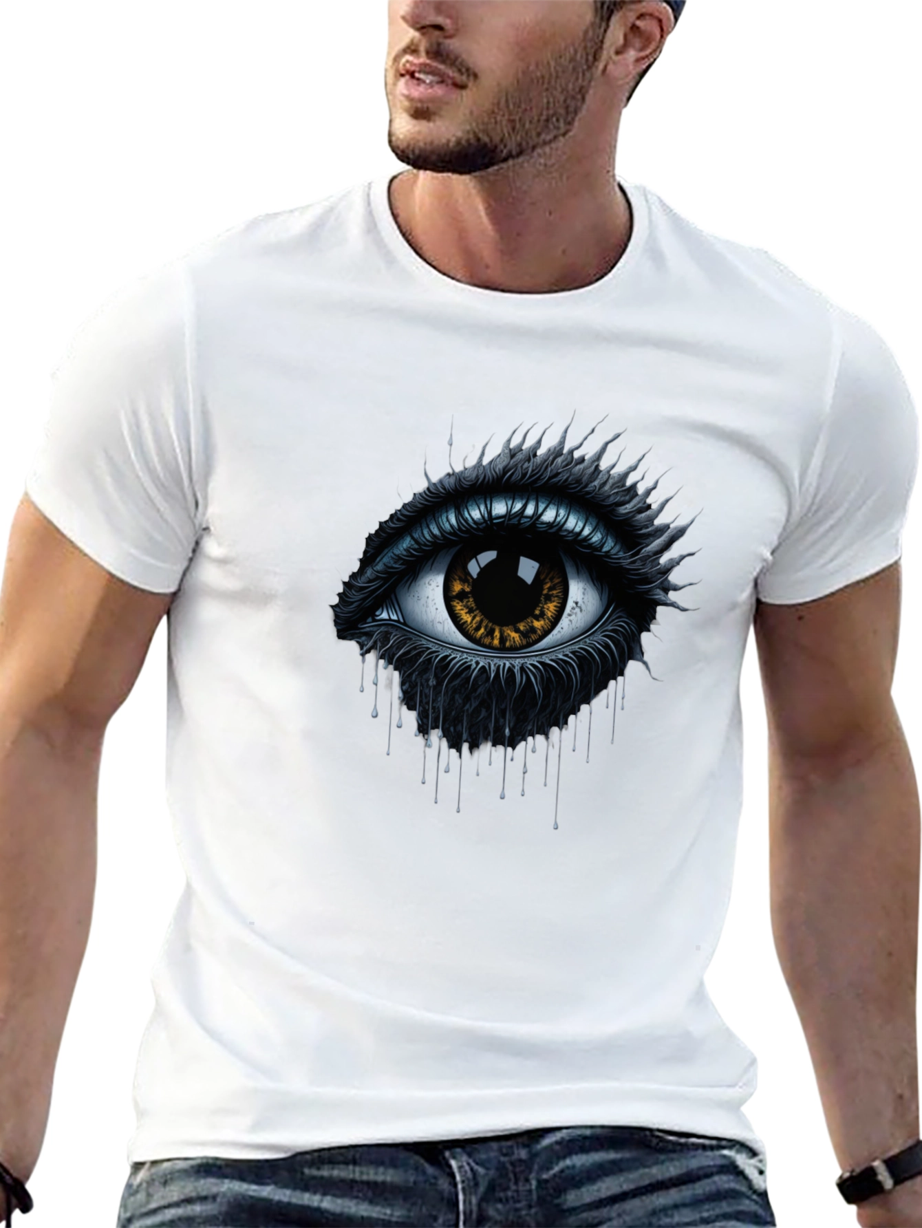 Mystic Eye Graphic Black T-Shirt