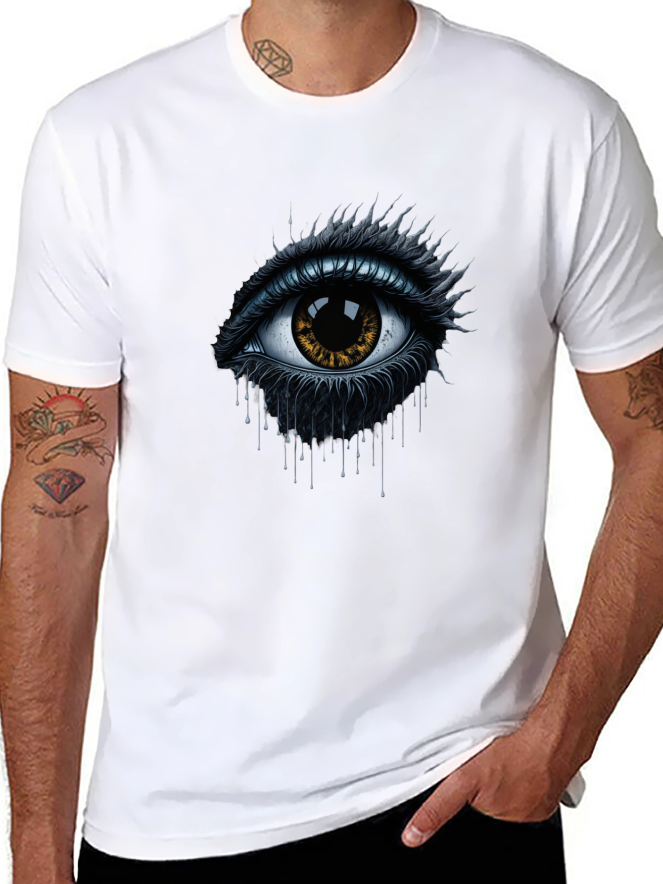 Mystic Eye Graphic Black T-Shirt