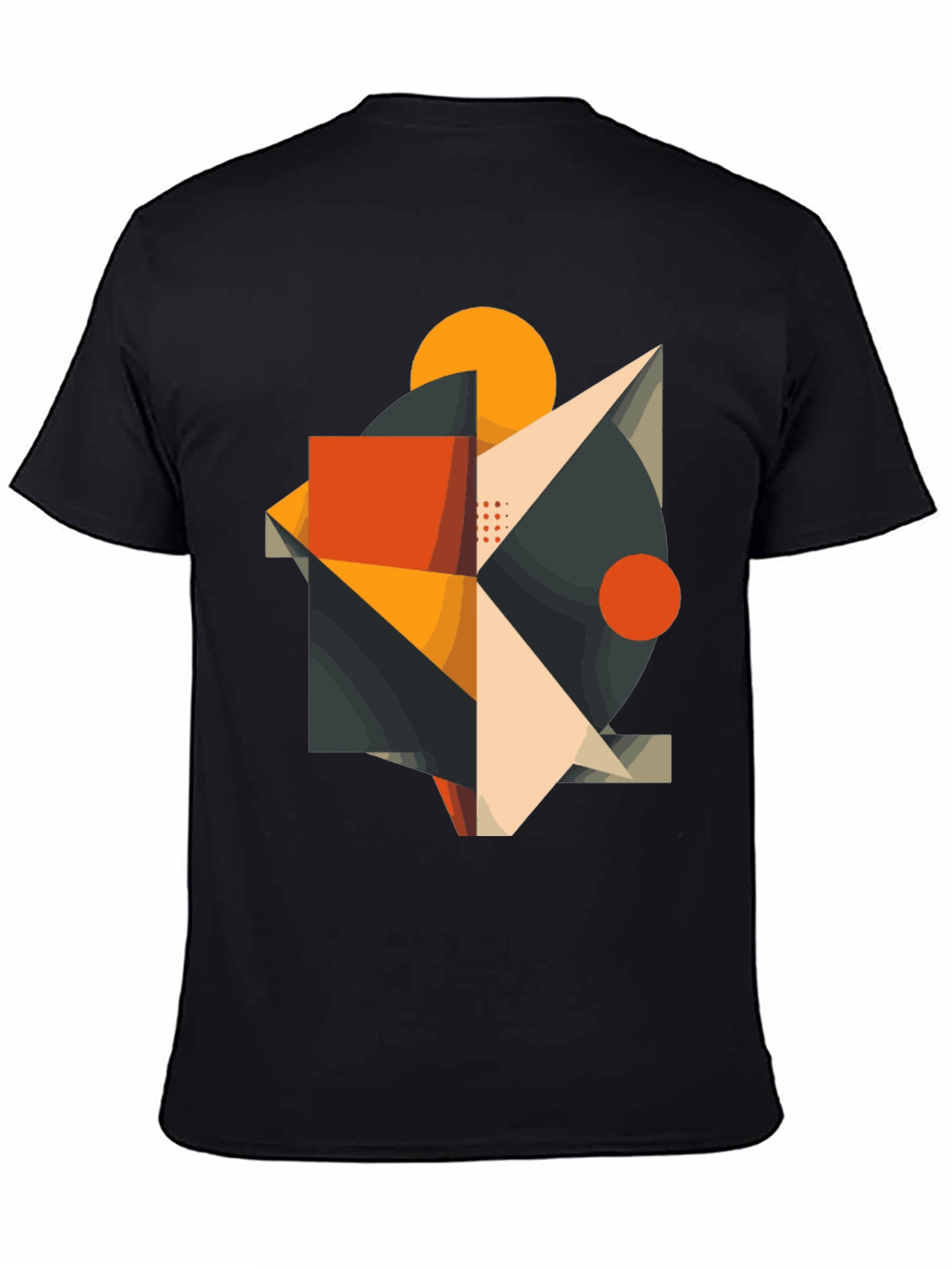 Abstract Geometric Graphic Tee - Modern Art Shirt