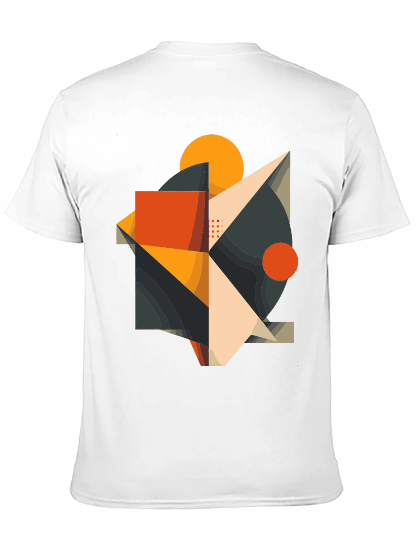 Abstract Geometric Graphic Tee - Modern Art Shirt