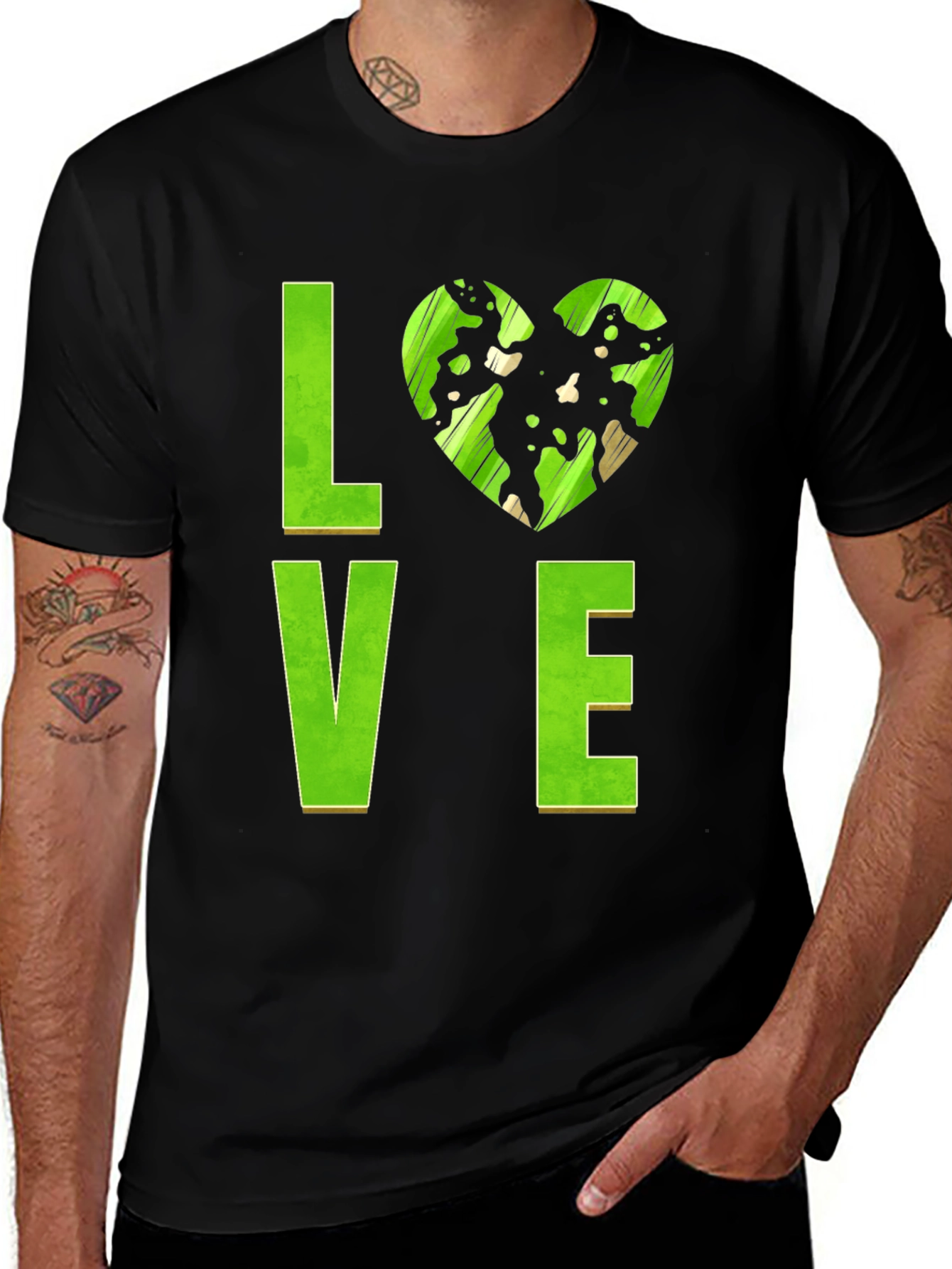 Love Heart Graphic T-Shirt