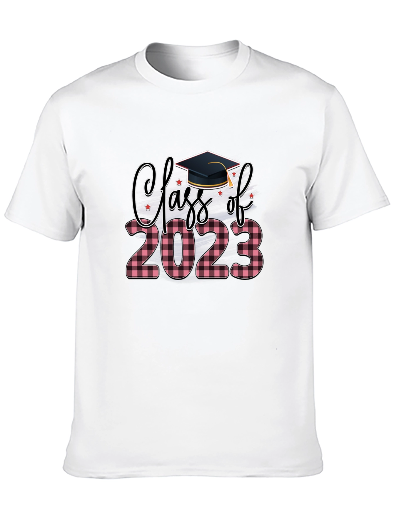 Class of 2023 Plaid Graduation T-Shirt