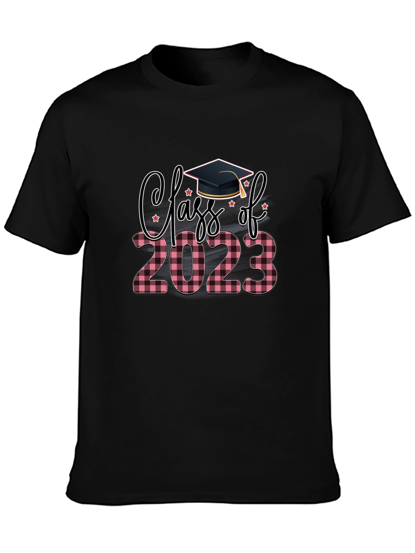 Class of 2023 Plaid Graduation T-Shirt
