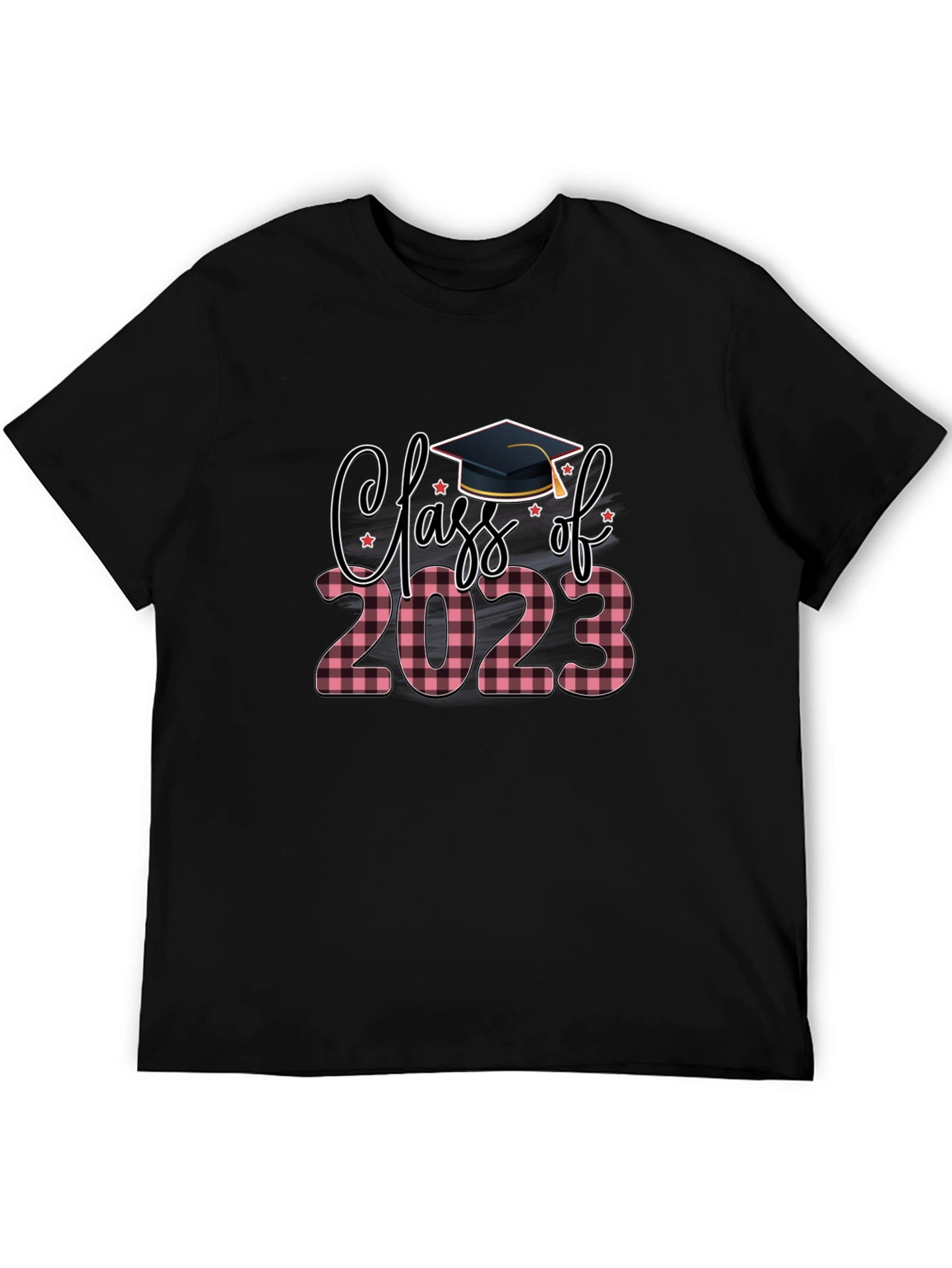 Class of 2023 Plaid Graduation T-Shirt