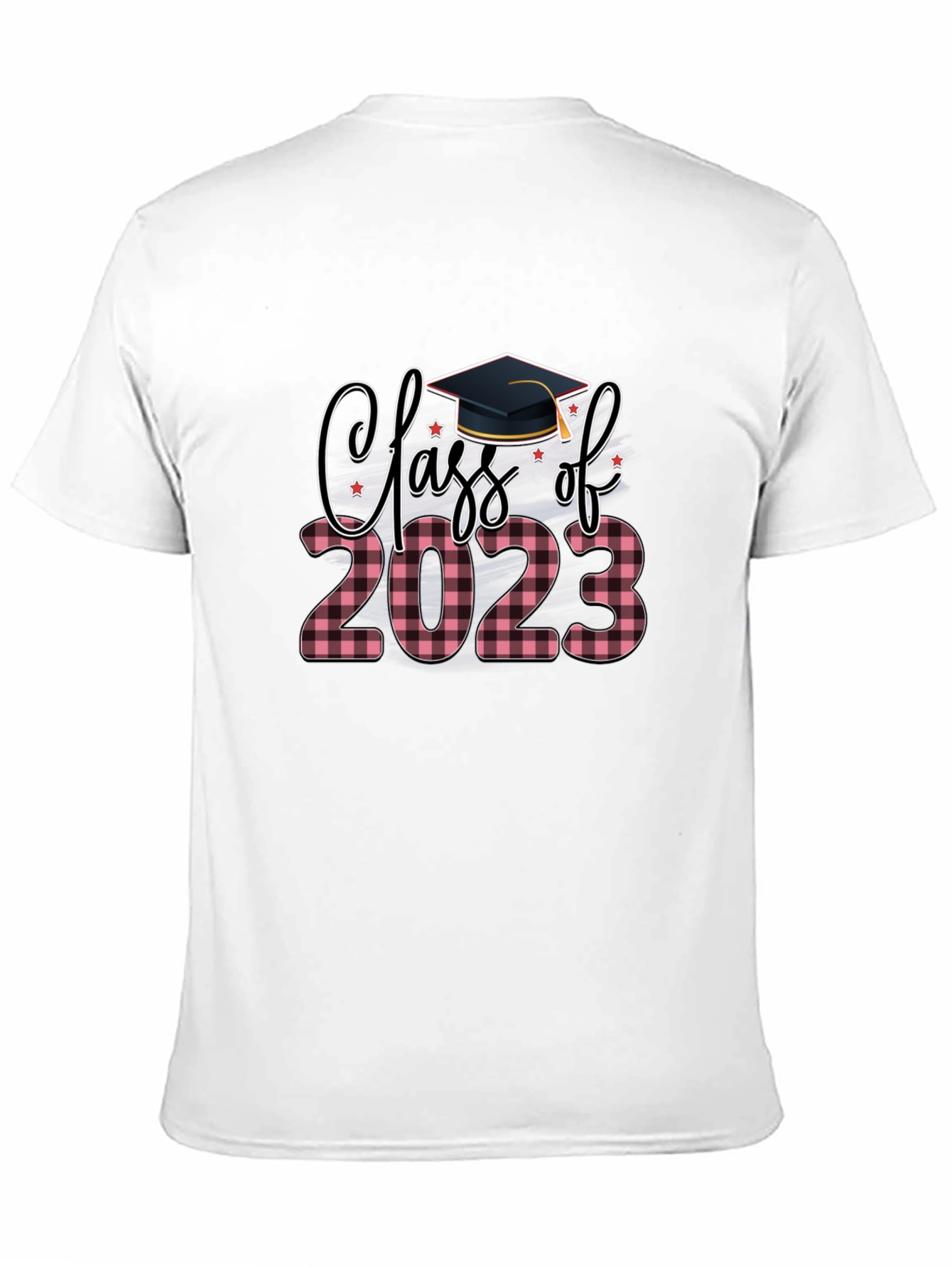 Class of 2023 Plaid Graduation T-Shirt