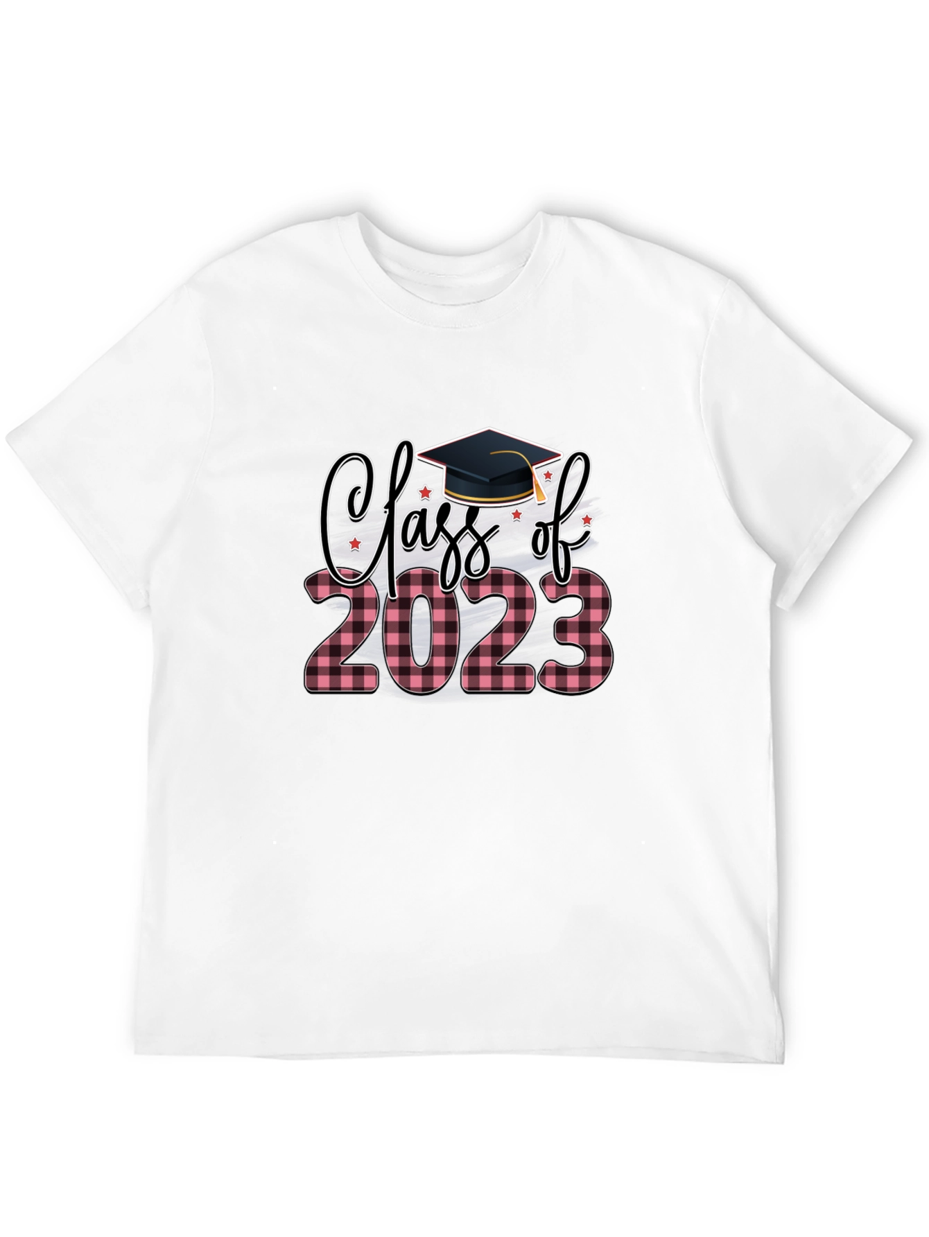 Class of 2023 Plaid Graduation T-Shirt