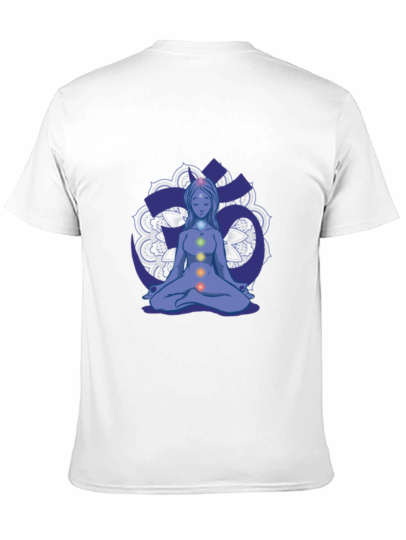 Chakra Meditation Black T-Shirt