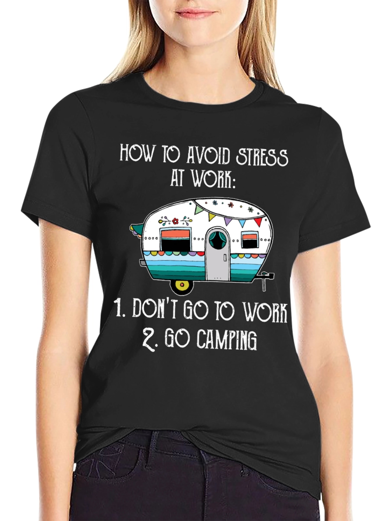 Avoid Stress Camping T-Shirt