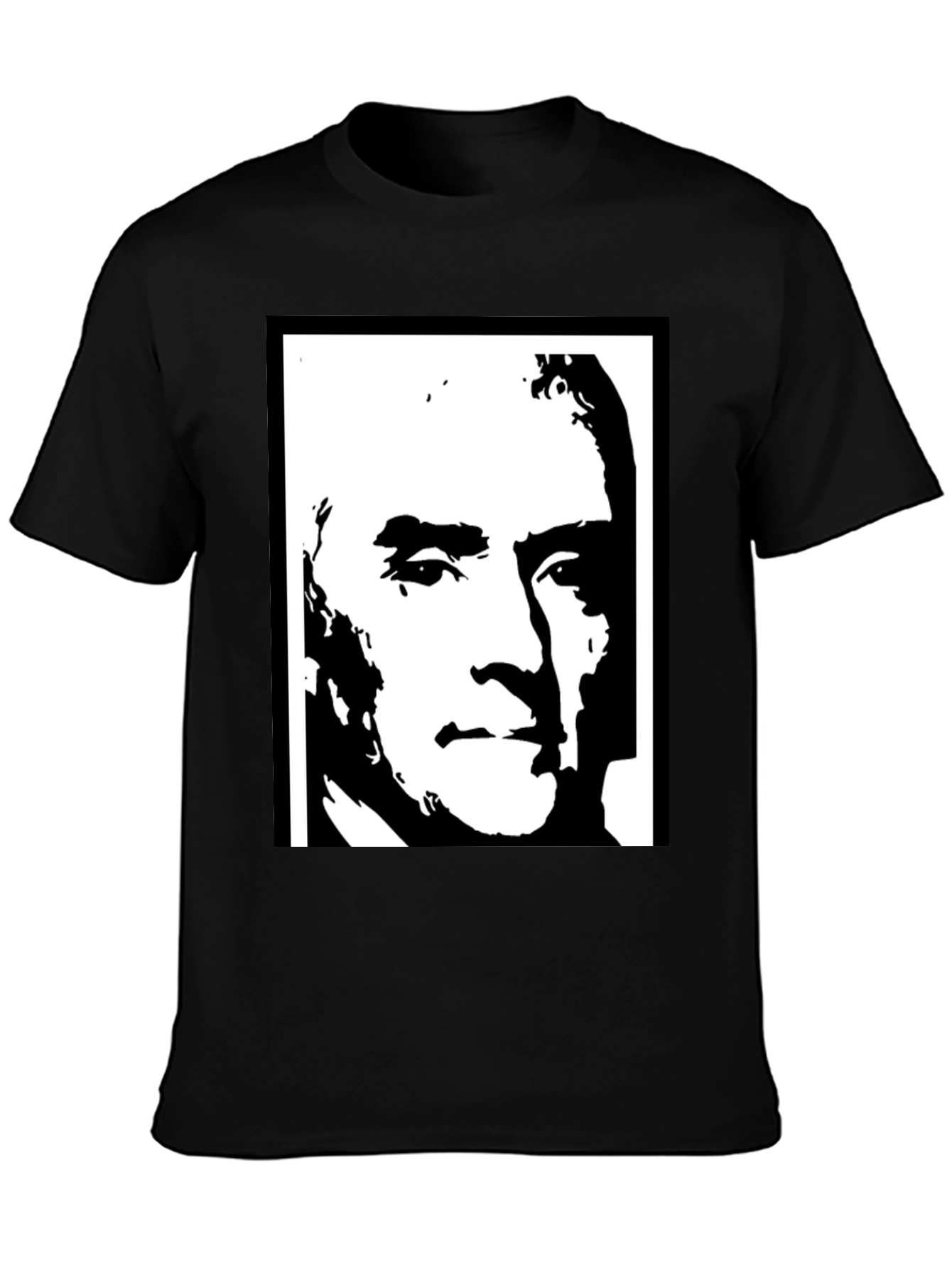 Bold Graphic Tee - Monochrome Portrait Design