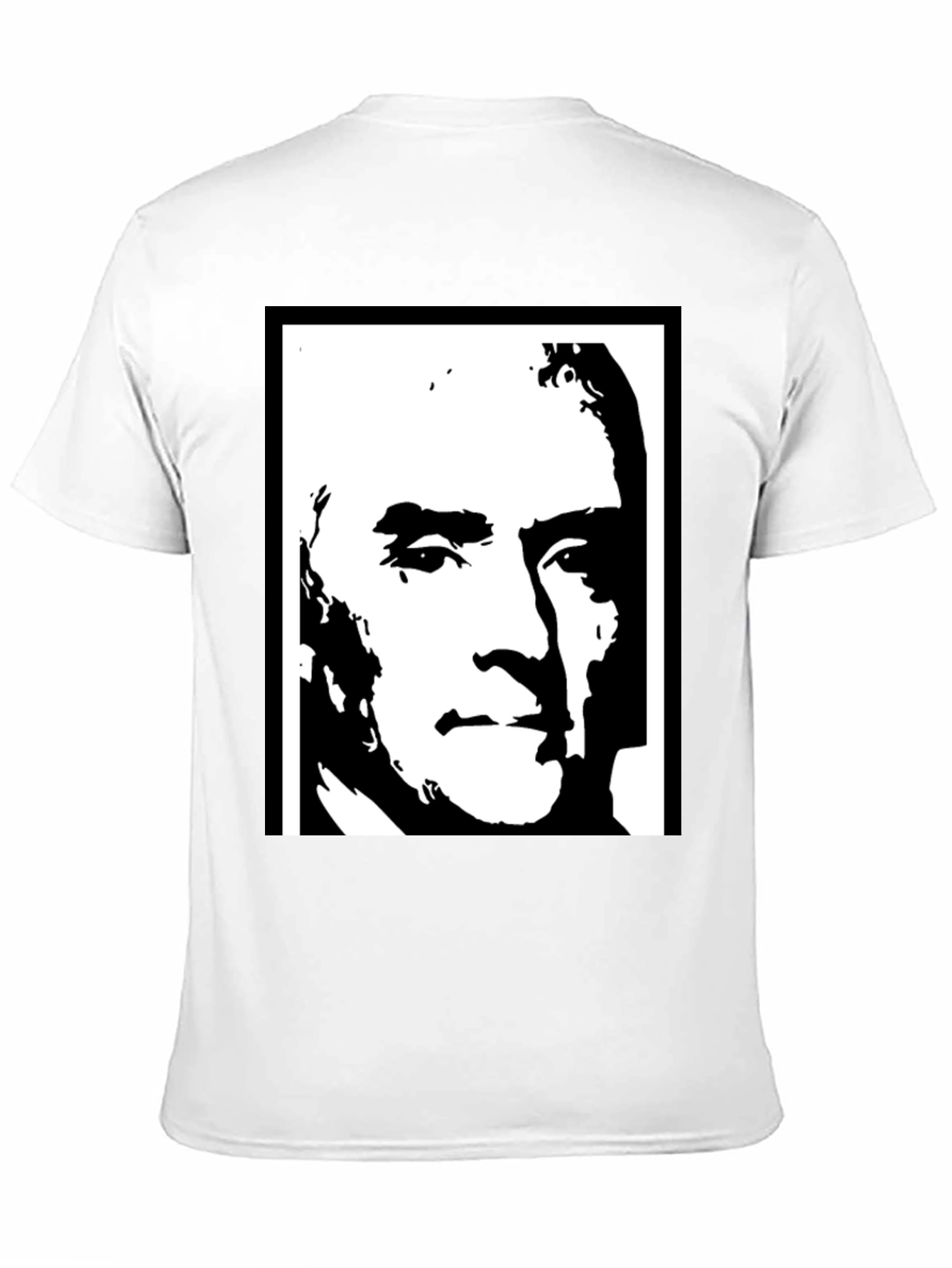 Bold Graphic Tee - Monochrome Portrait Design