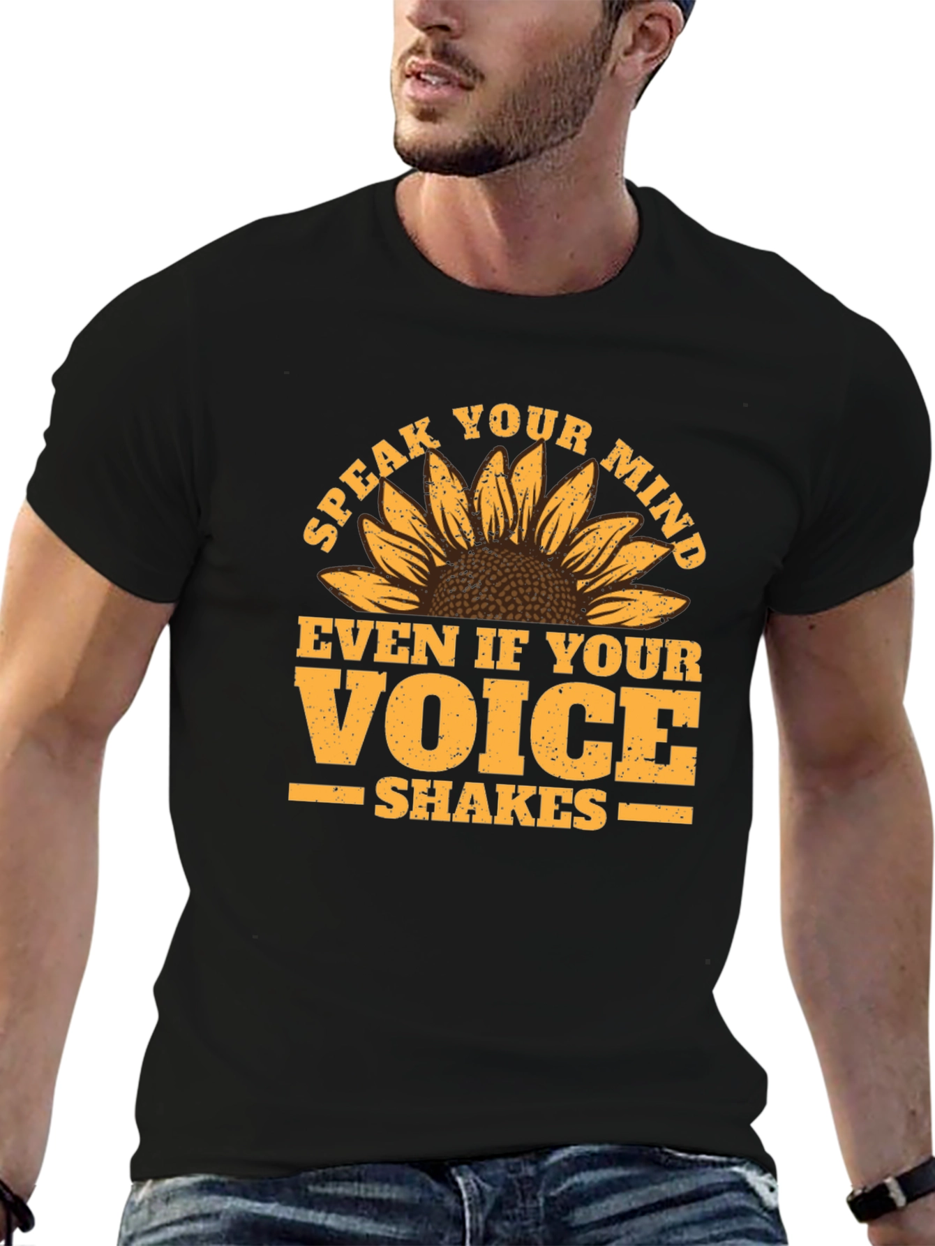 Speak Your Mind T-Shirt - Sunflower Graphic Tee