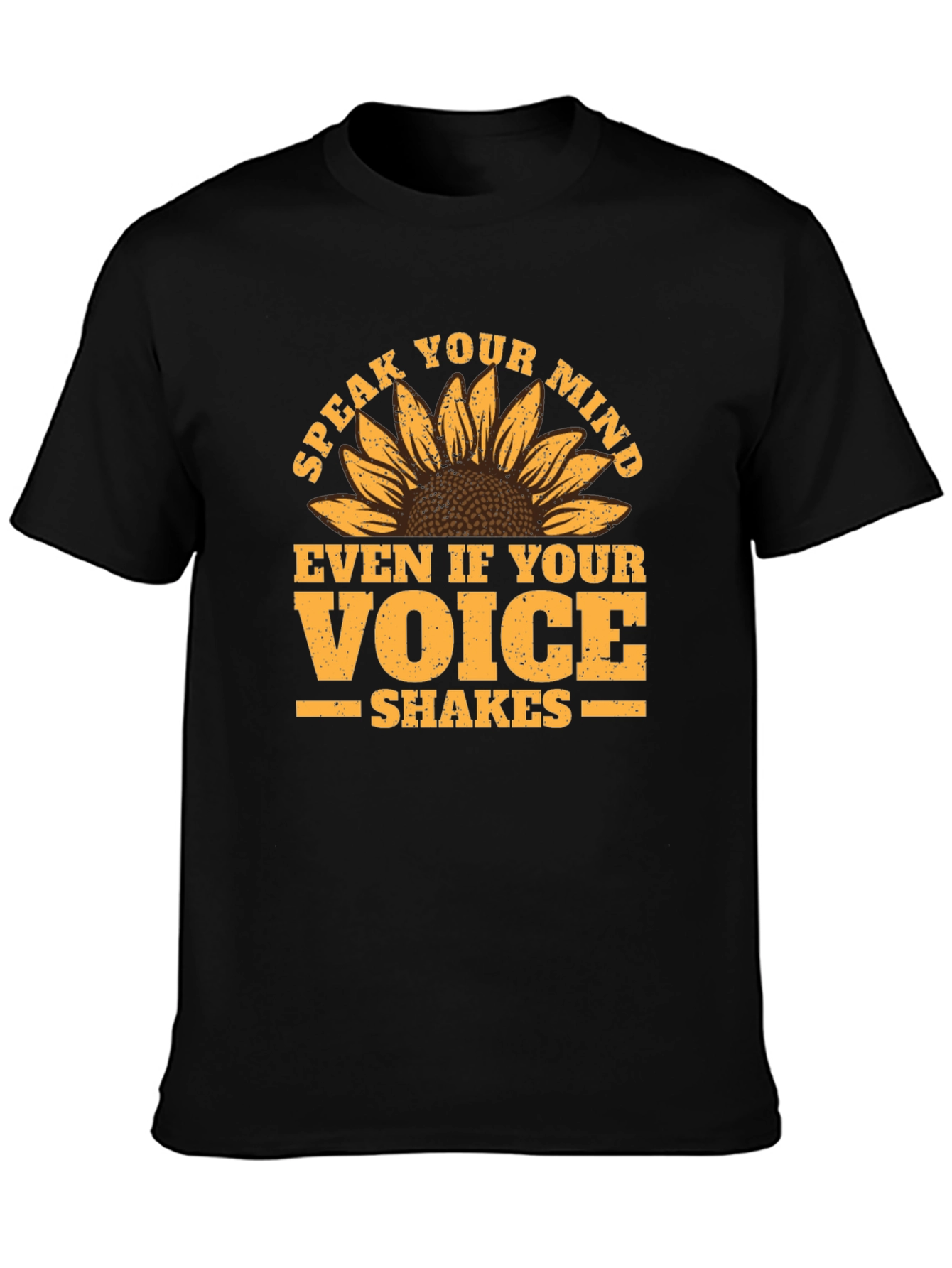 Speak Your Mind T-Shirt - Sunflower Graphic Tee