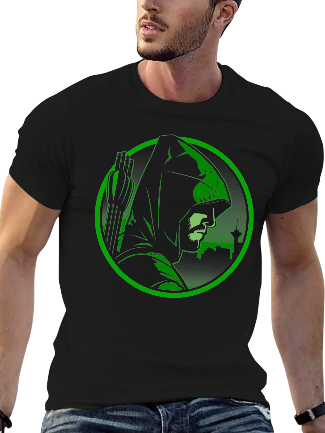 Green Arrow T-Shirt - Superhero Tee
